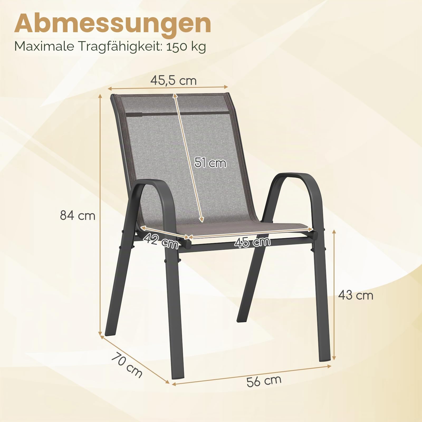 komfotteu-gartenst-hle-4er-set-stapelbar-grau-56x70x84-cm-mit-armlehnen image 3