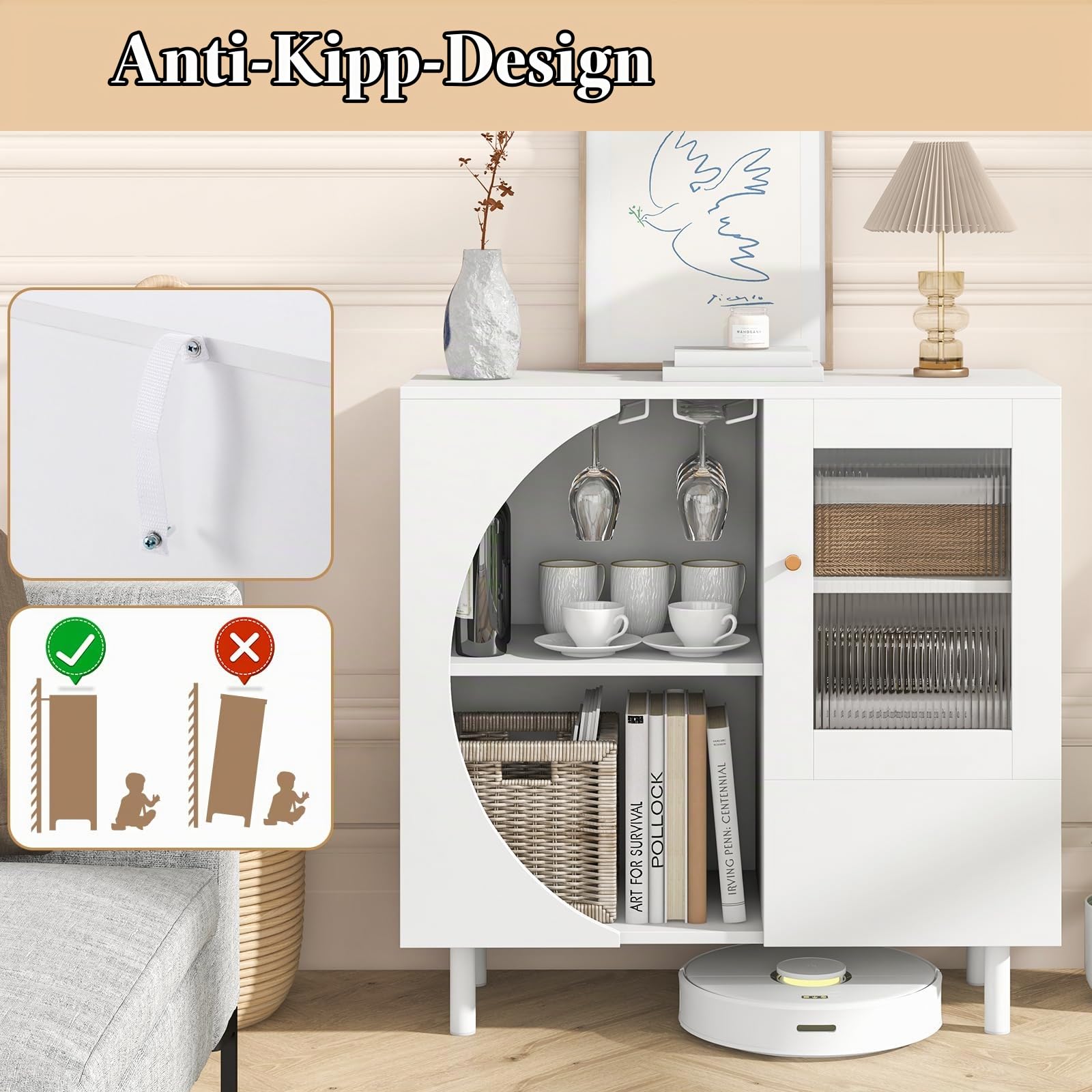 komfotteu-k-chenschrank-sideboard-wei-80-x-30-x-80-cm-mit-glast-r-und-glashalter image 6
