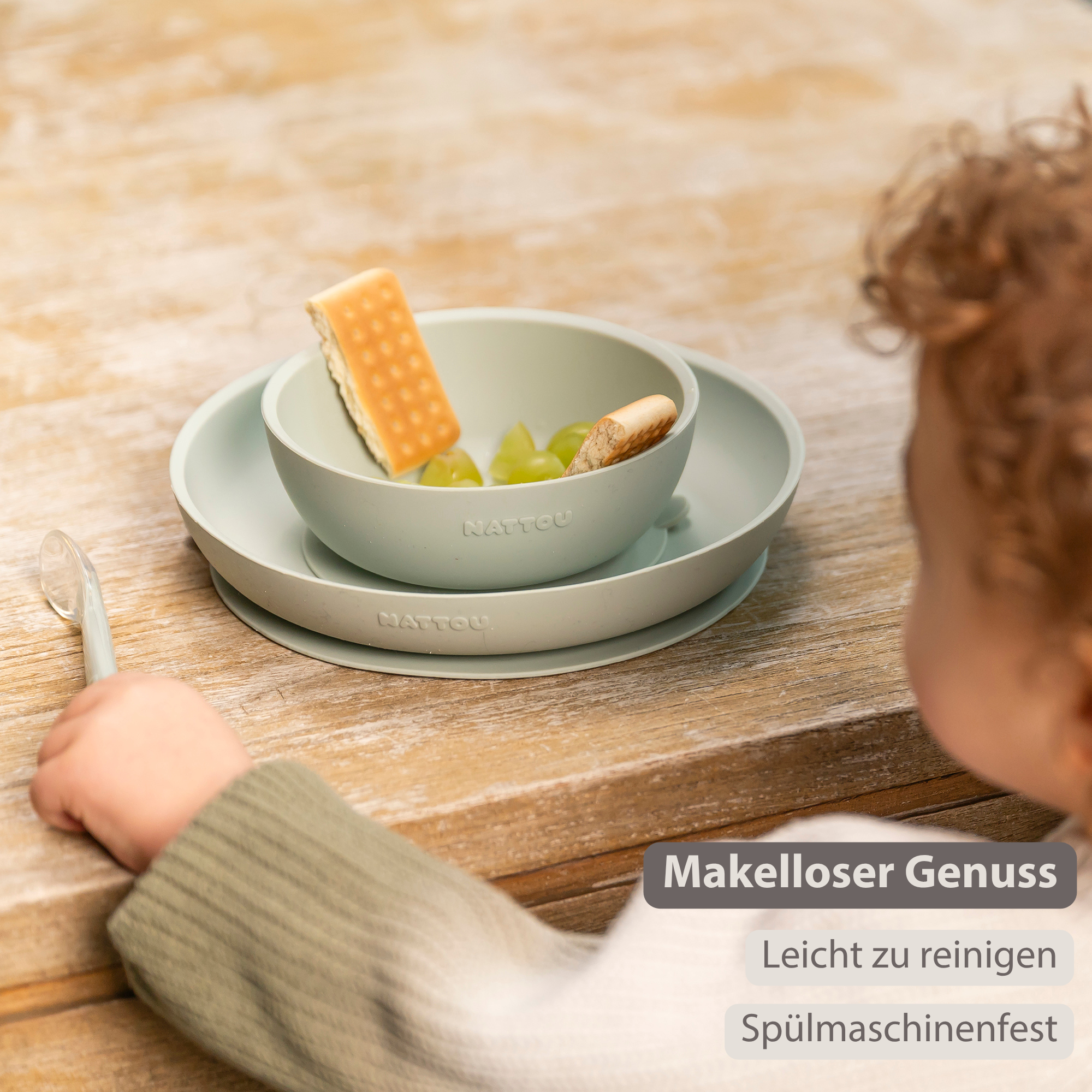 nattou-mealtime-silikon-geschirrset-3-teilig-teller-schale-und-l-ffel-mit-saugna image 2