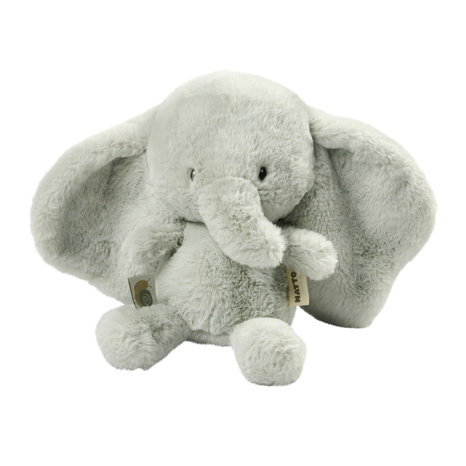 nattou-loulou-kuscheltier-elefant-30-cm-lindengr-n image 1