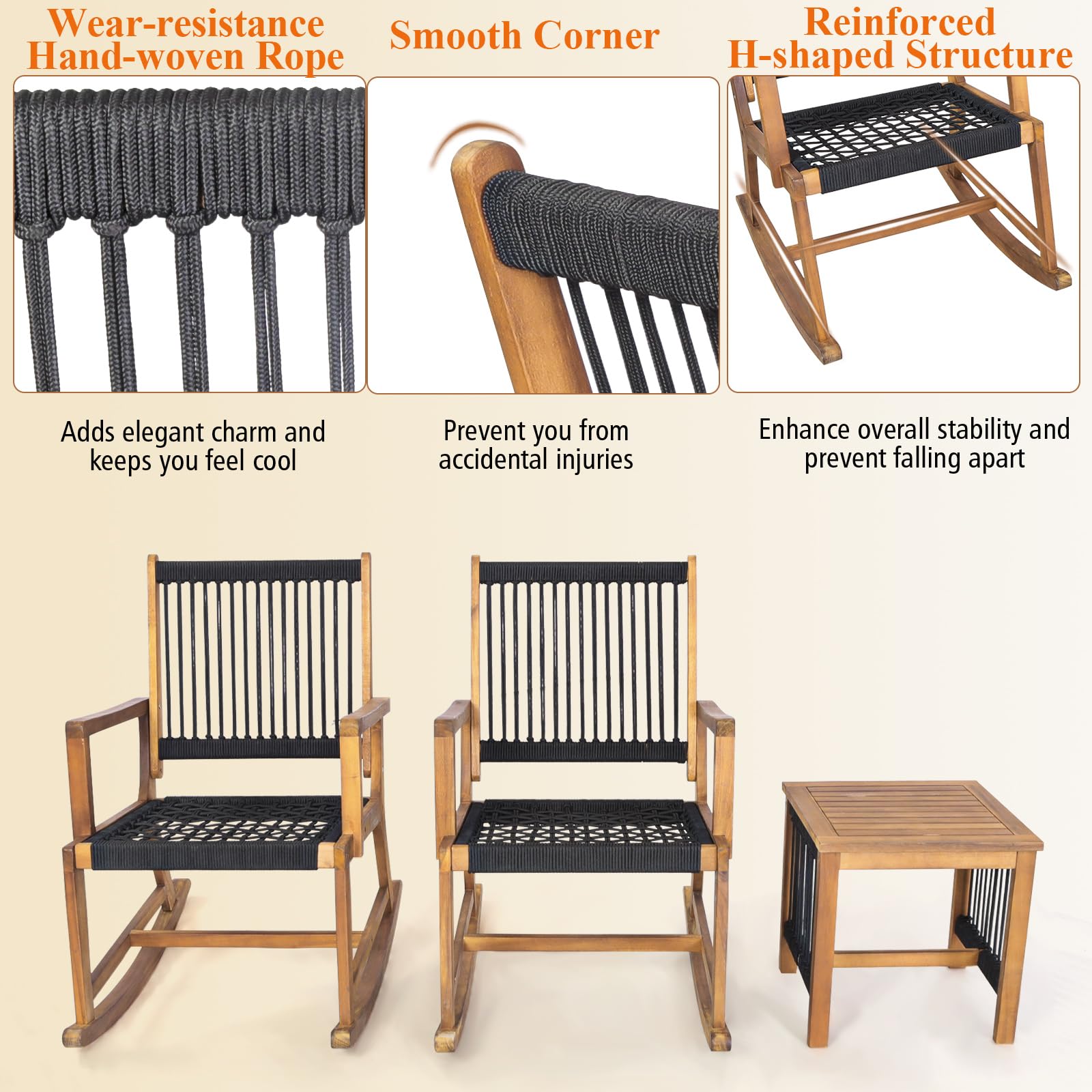 komfotteu-gartenm-bel-set-3-teilig-akazienholz-mit-2-schaukelst-hlen-und-tisch-s image 3