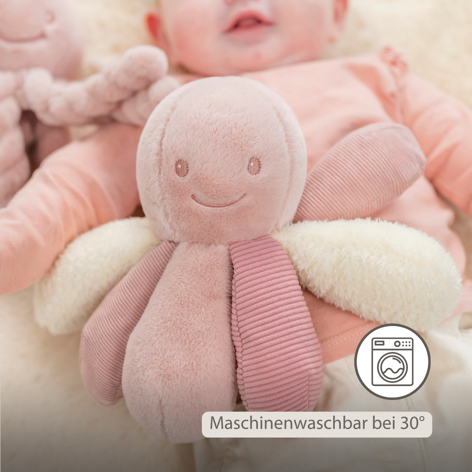 nattou-lapidou-kuschel-oktopus-rassel-26-cm-rosa image 4