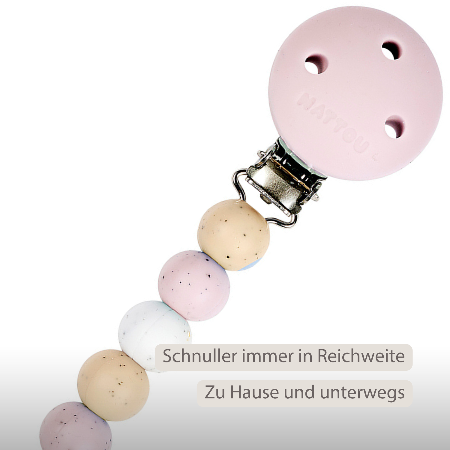 nattou-silikon-schnullerkette-21-cm-multi-rosa image 5