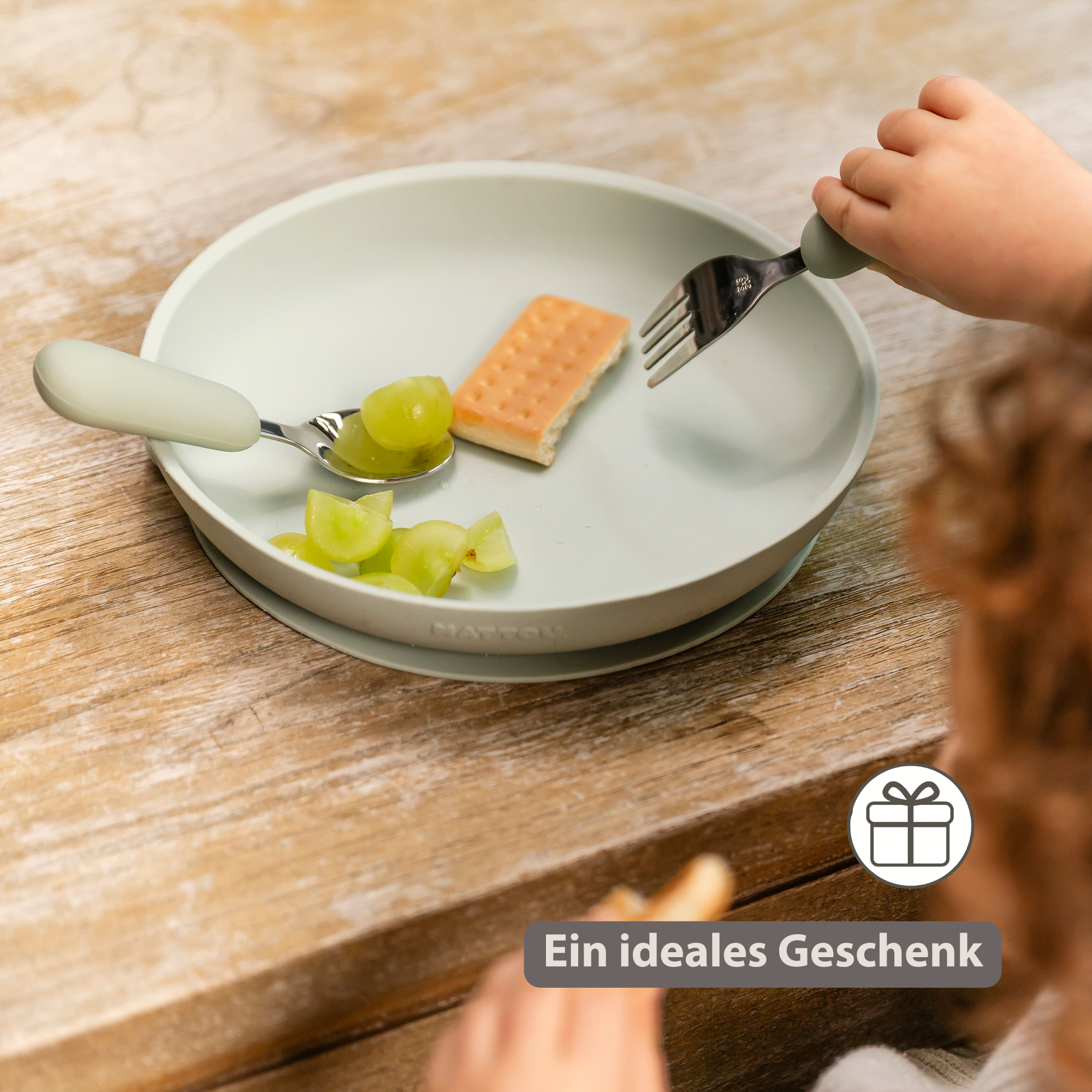 nattou-mealtime-besteckset-silikon-12-cm-lindengr-n image 6