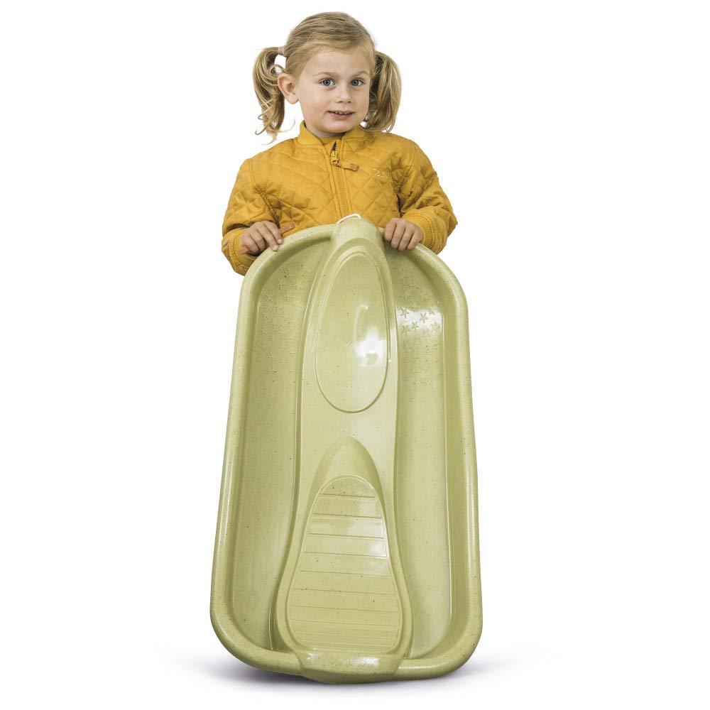 dantoy-bio-bobschlitten-6761-staubgr-n-79-cm-kunststoffbob-f-r-kinder image 2