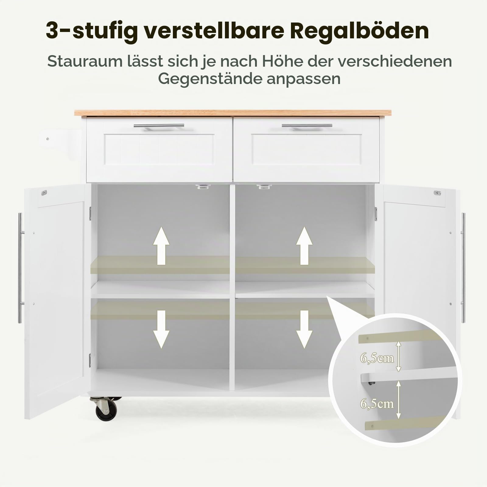 komfotteu-k-chenwagen-mit-arbeitsplatte-und-2-schubladen-wei-94-x-45-5-x-94-5-cm image 4