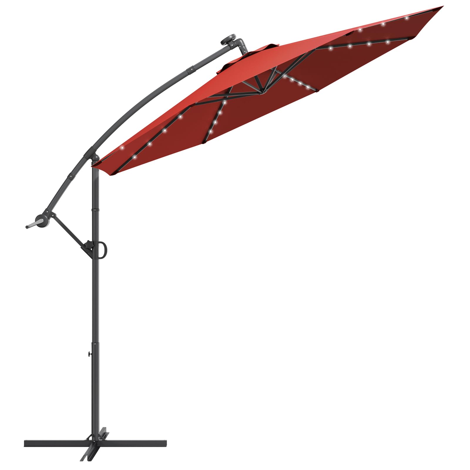 komfotteu-led-sonnenschirm-300-x-230-cm-ampelschirm-neigbar-mit-kurbel image 8