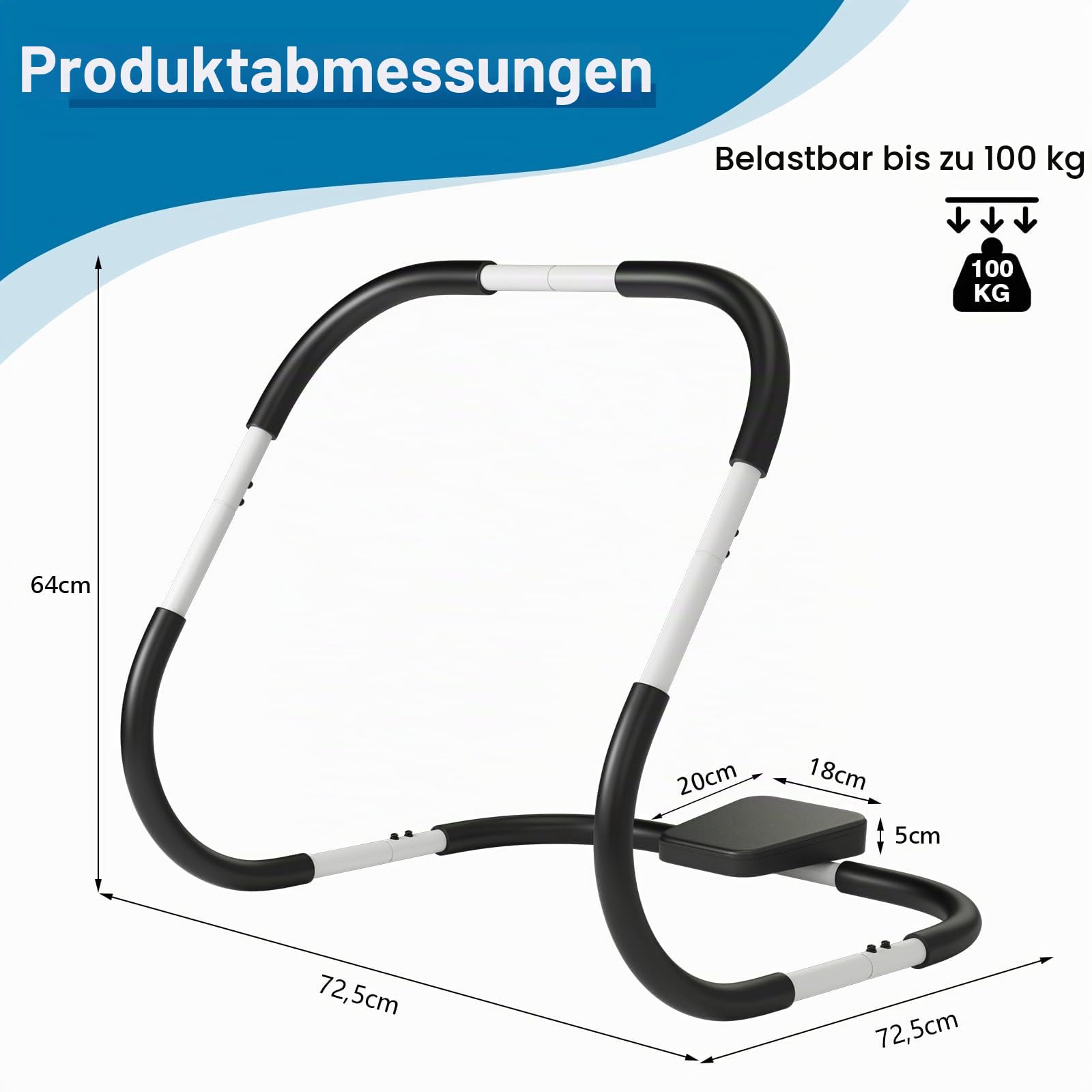 komfotteu-ab-trainer-bauchmuskeltrainer-mit-kopfst-tze-stahl-100-kg image 5