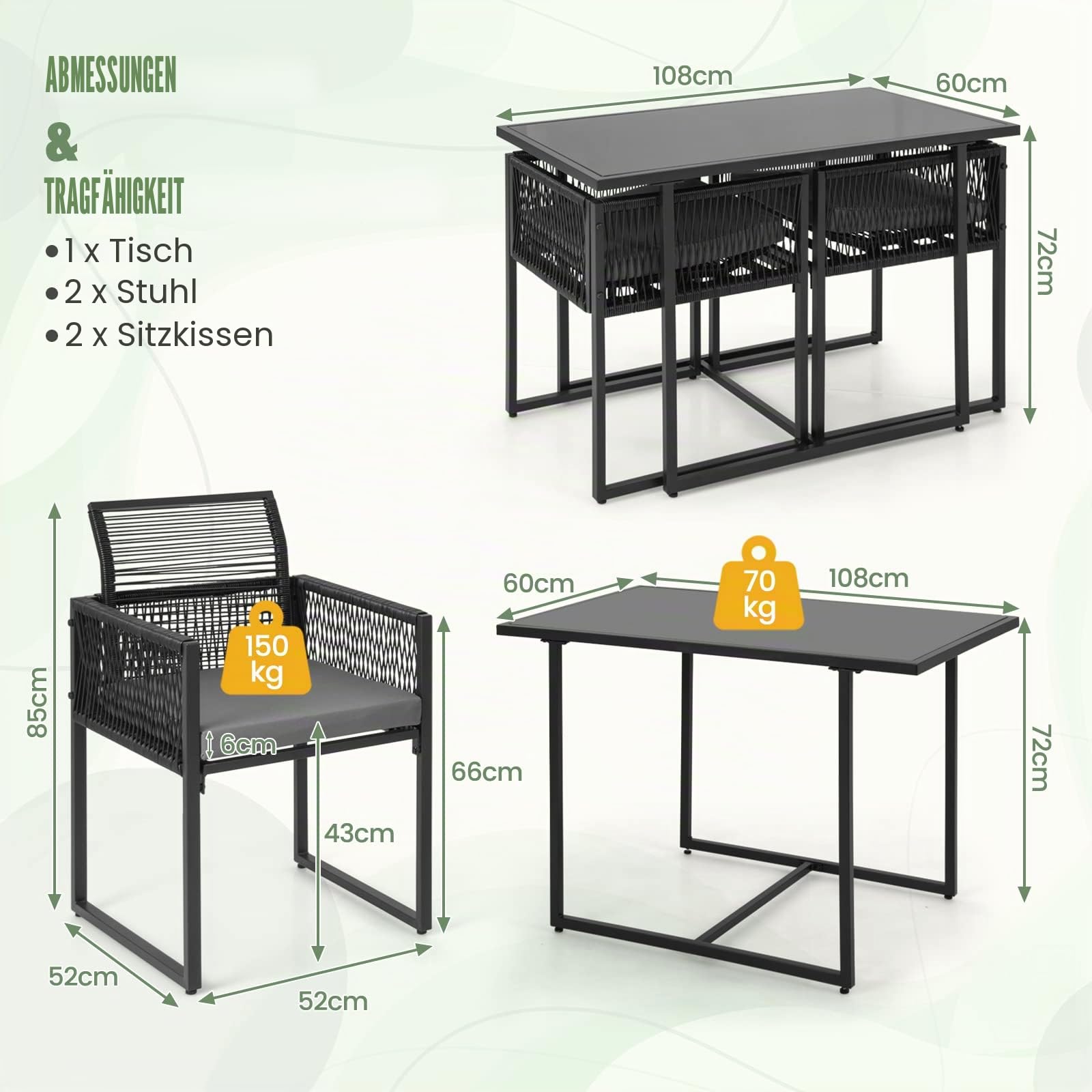 komfotteu-bartisch-set-3-teilig-rattan-schwarz-mit-klappst-hlen-und-kissen image 7