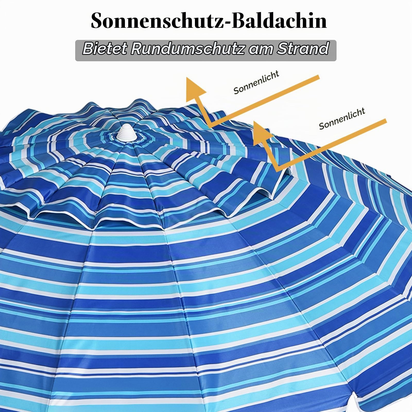 komfotteu-sonnenschirm-strand-243-cm-knickbar-mit-tragetasche image 7