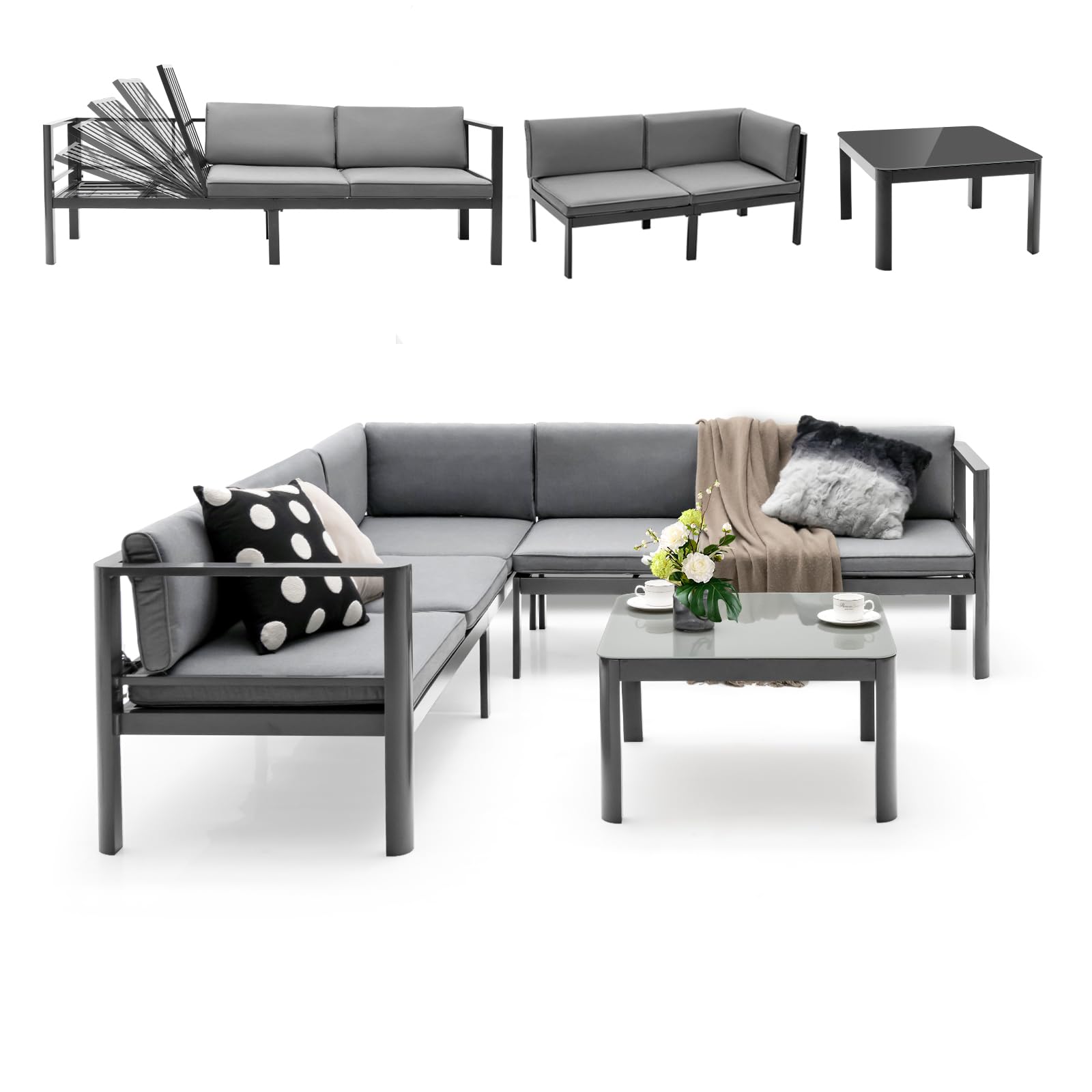 komfotteu-lounge-set-aluminium-f-r-5-6-personen-l-gartensofa-mit-kaffeetisch-ink image 1
