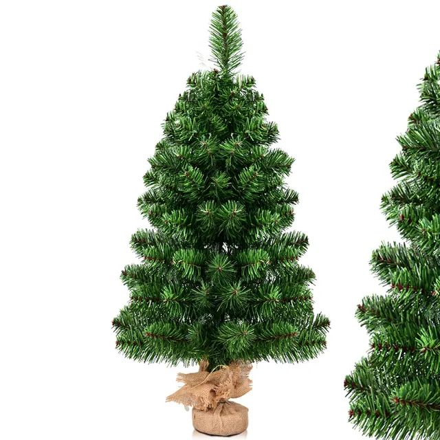 komfotteu-k-nstlicher-weihnachtsbaum-90-cm-96-spitzen-betonsockel image 1