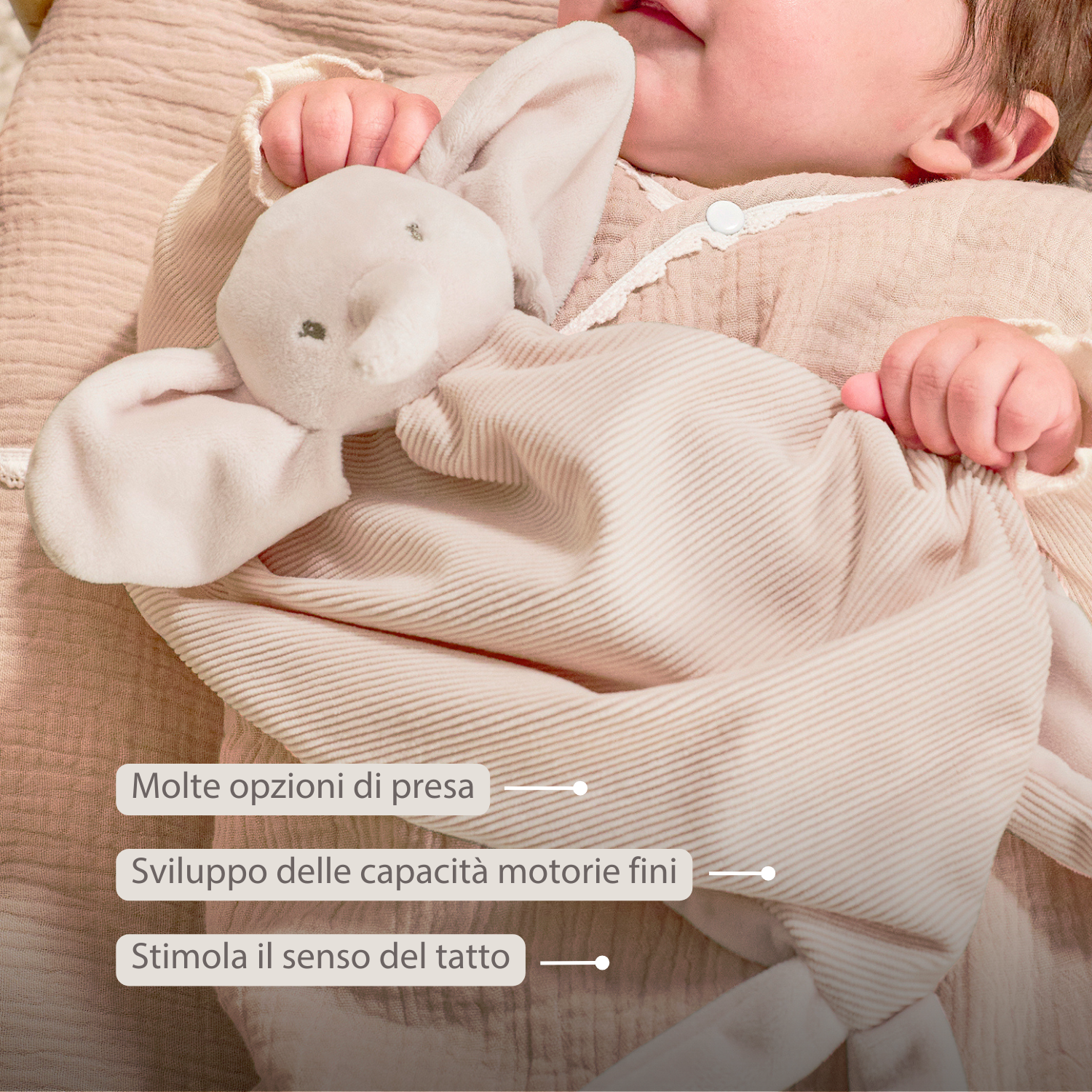 nattou-fanfan-baby-kuscheldecke-doudou-elefant-65-x-40-cm-sand image 7