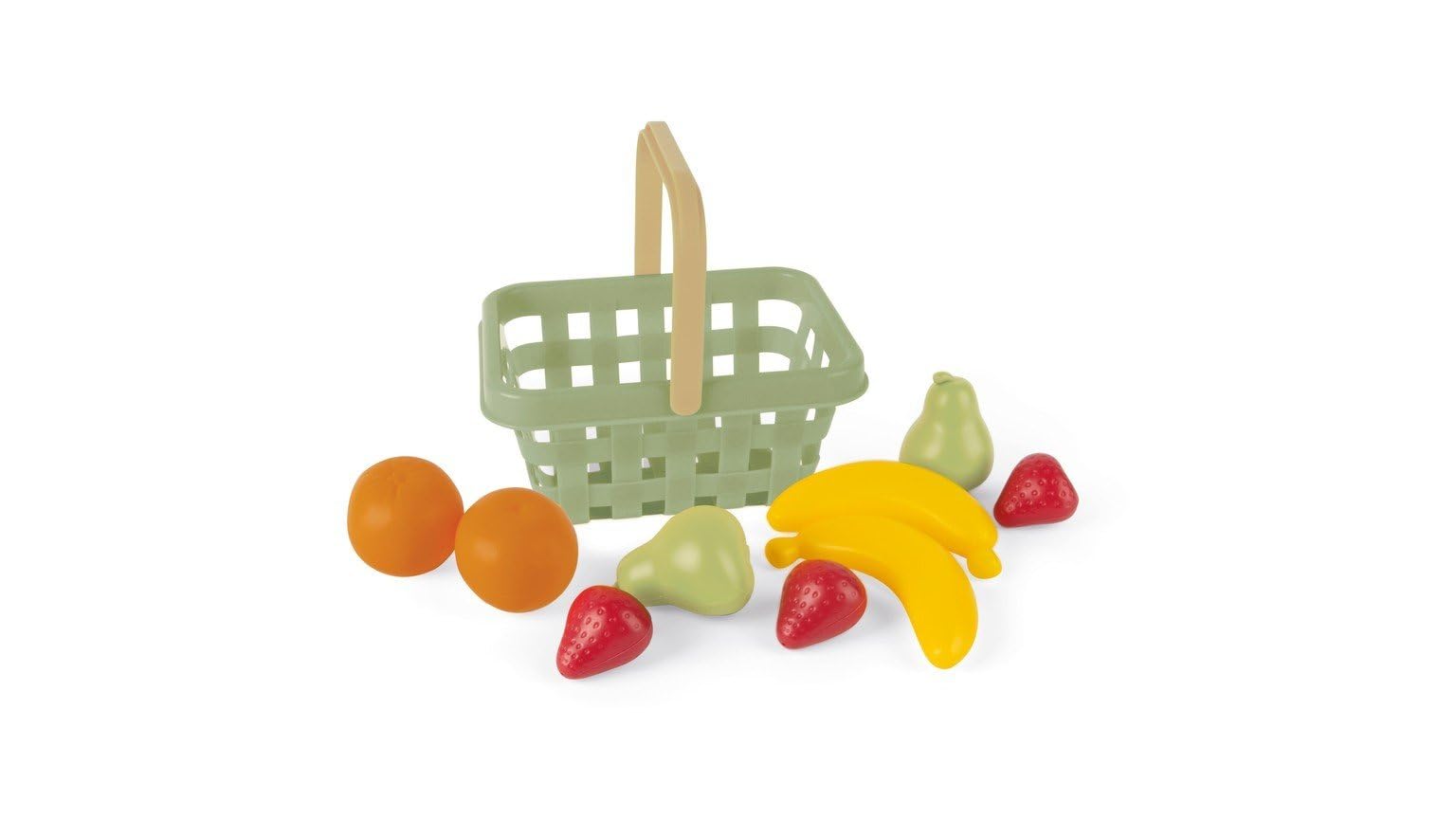 dantoy-green-garden-spielzeug-einkaufskorb-mit-fr-chten-10-teilig-ab-2-jahren image 2