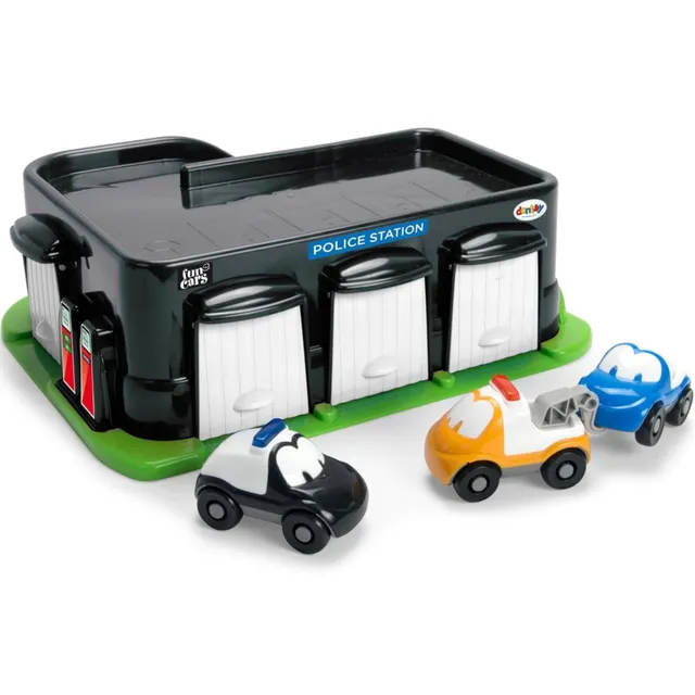 dantoy-7522-garage-polizeistation-spielset-classic image 1