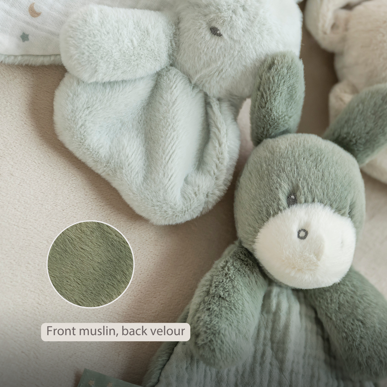 nattou-loulou-mini-kuscheltuch-esel-25-cm-lindengr-n image 5
