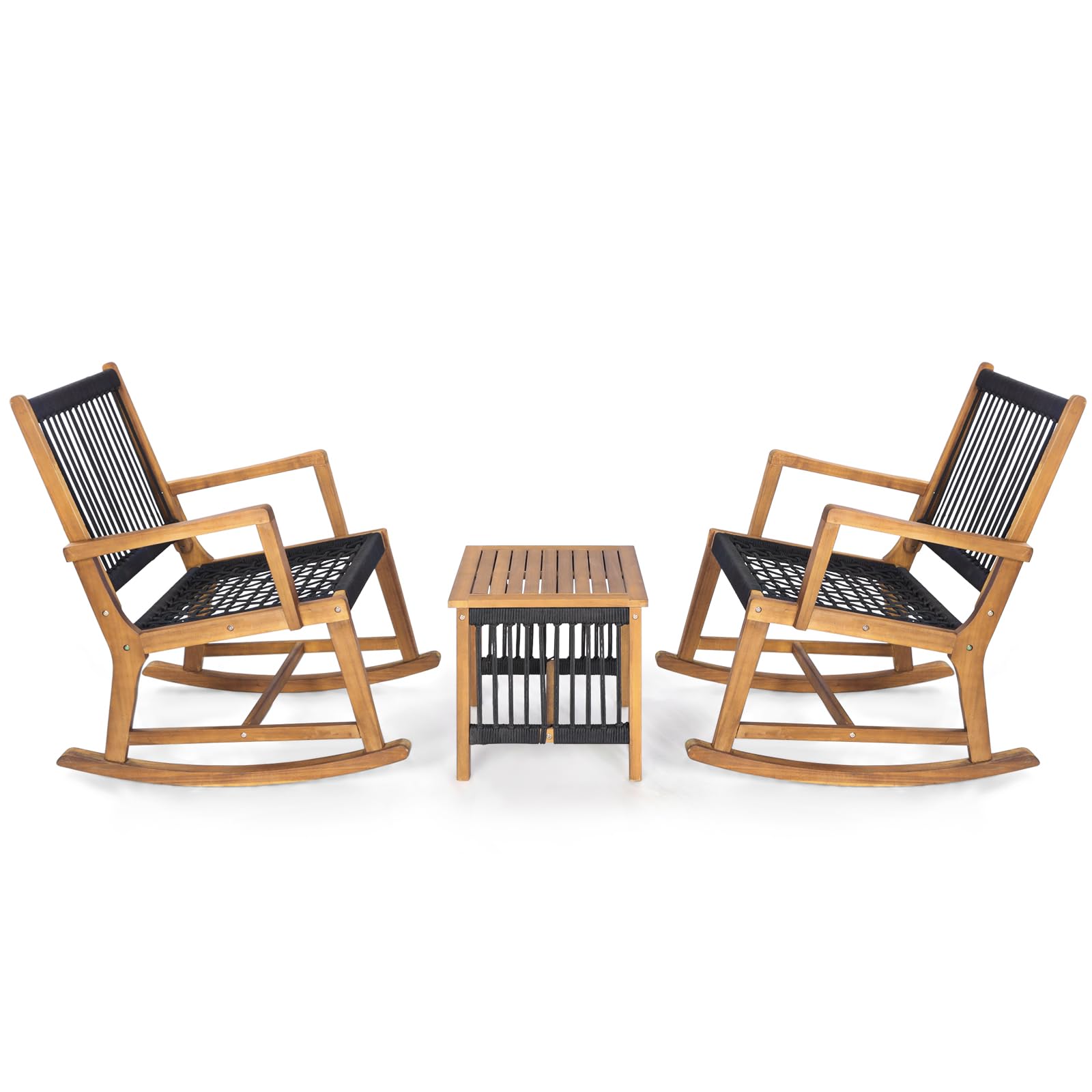 komfotteu-gartenm-bel-set-3-teilig-akazienholz-mit-2-schaukelst-hlen-und-tisch-s image 1