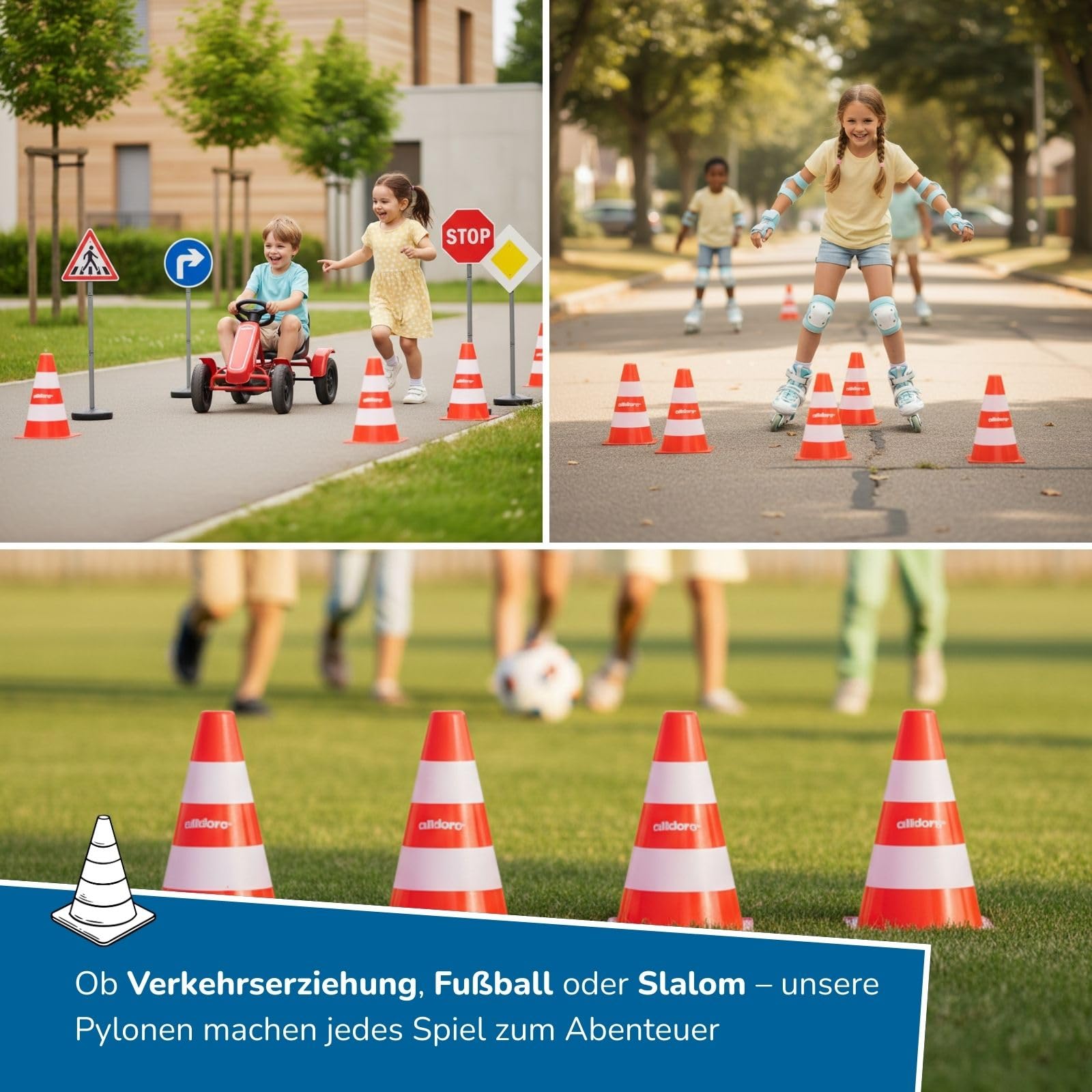 alldoro-pylonen-4er-set-18-cm-verkehrsh-tchen-orange-wei-stapelbar image 3