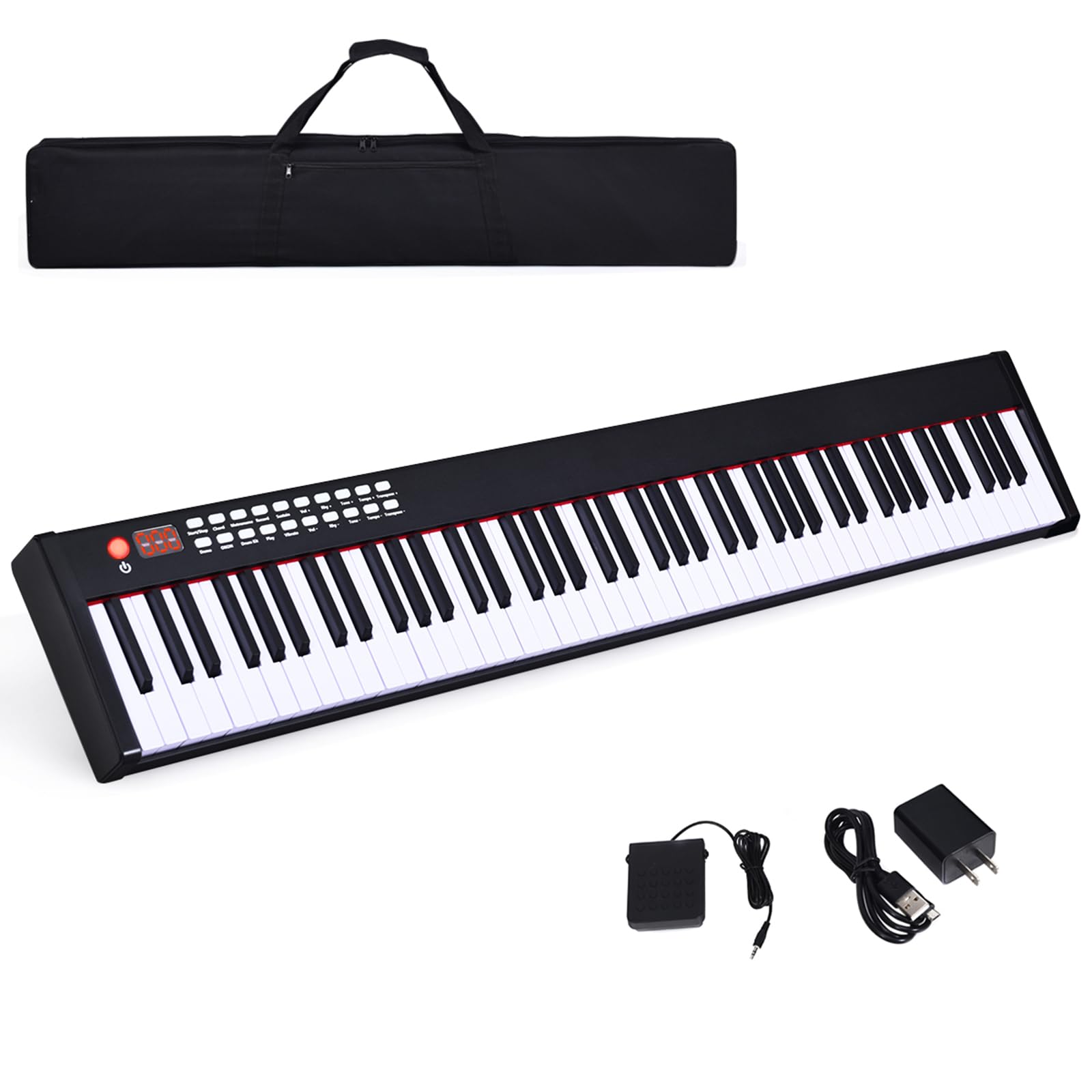komfotteu-digitales-piano-88-tasten-elektroklavier-mit-bluetooth image 1