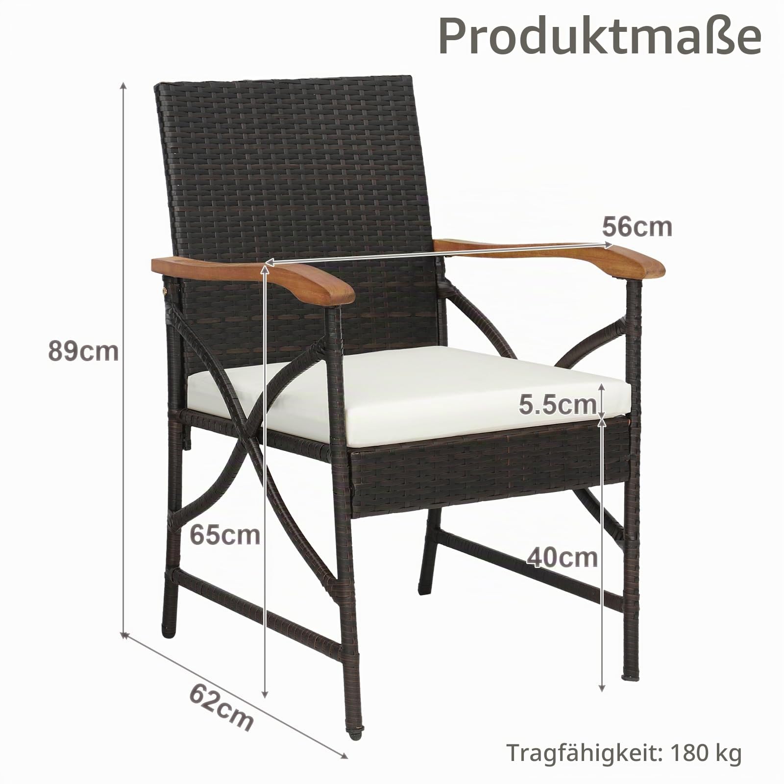 komfotteu-2er-rattanstuhl-set-terrassenstuhl-mit-holz-armlehnen-und-kissen image 3