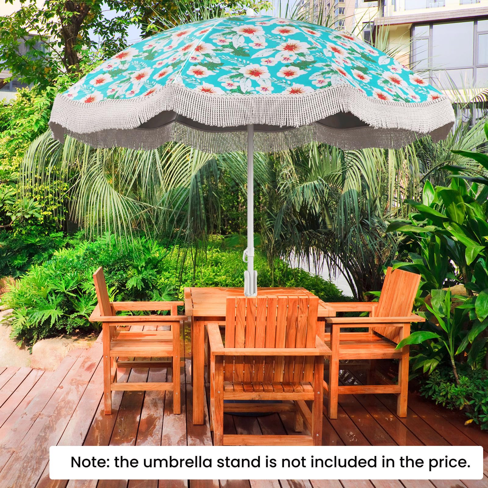 komfotteu-strandschirm-boho-200-cm-mit-fransen-und-tasche image 7