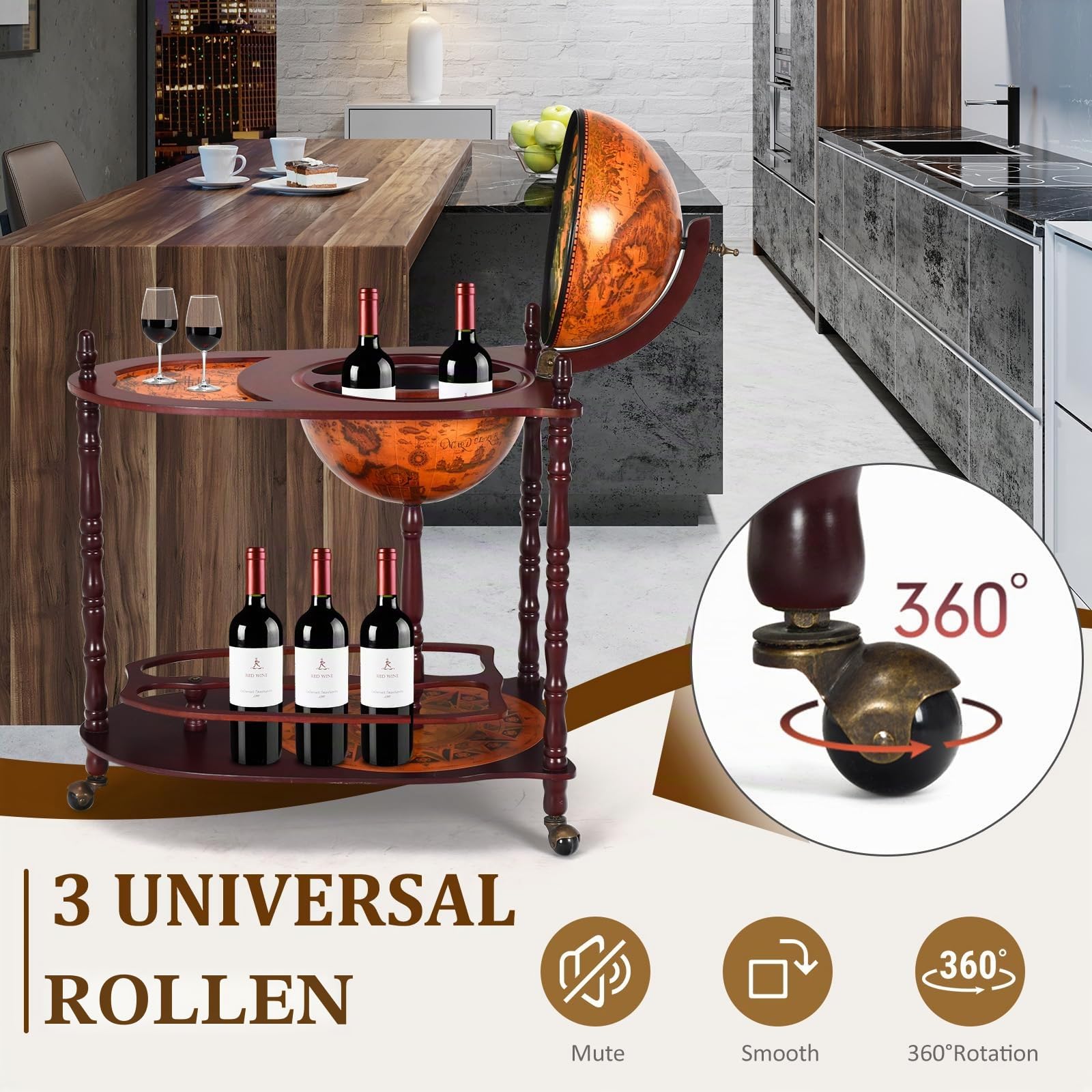 komfotteu-globus-bar-barwagen-minibar-mit-rollen-70x45x88cm-braun image 6