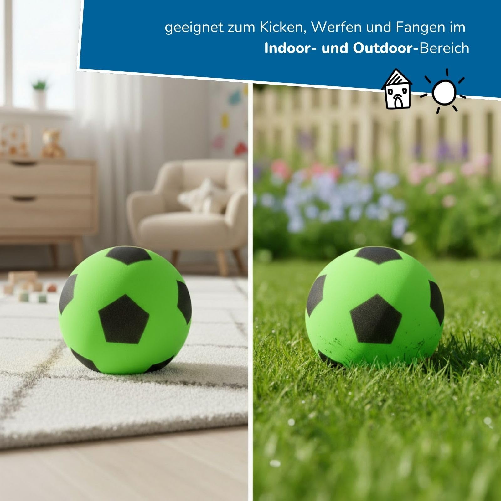 alldoro-soft-fu-ball-gr-n-20-cm-extra-weicher-schaumstoffball image 4