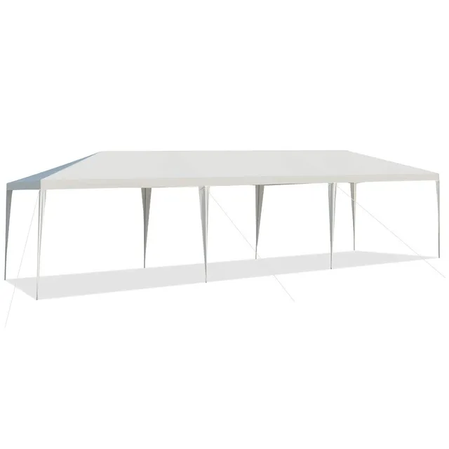 komfotteu-partyzelt-3x9-m-faltbar-tragbar-metallrohre-wasserfest-gartenpavillon image 1