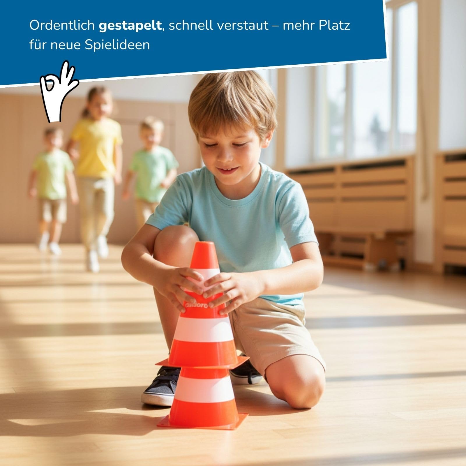 alldoro-pylonen-4er-set-18-cm-verkehrsh-tchen-orange-wei-stapelbar image 5