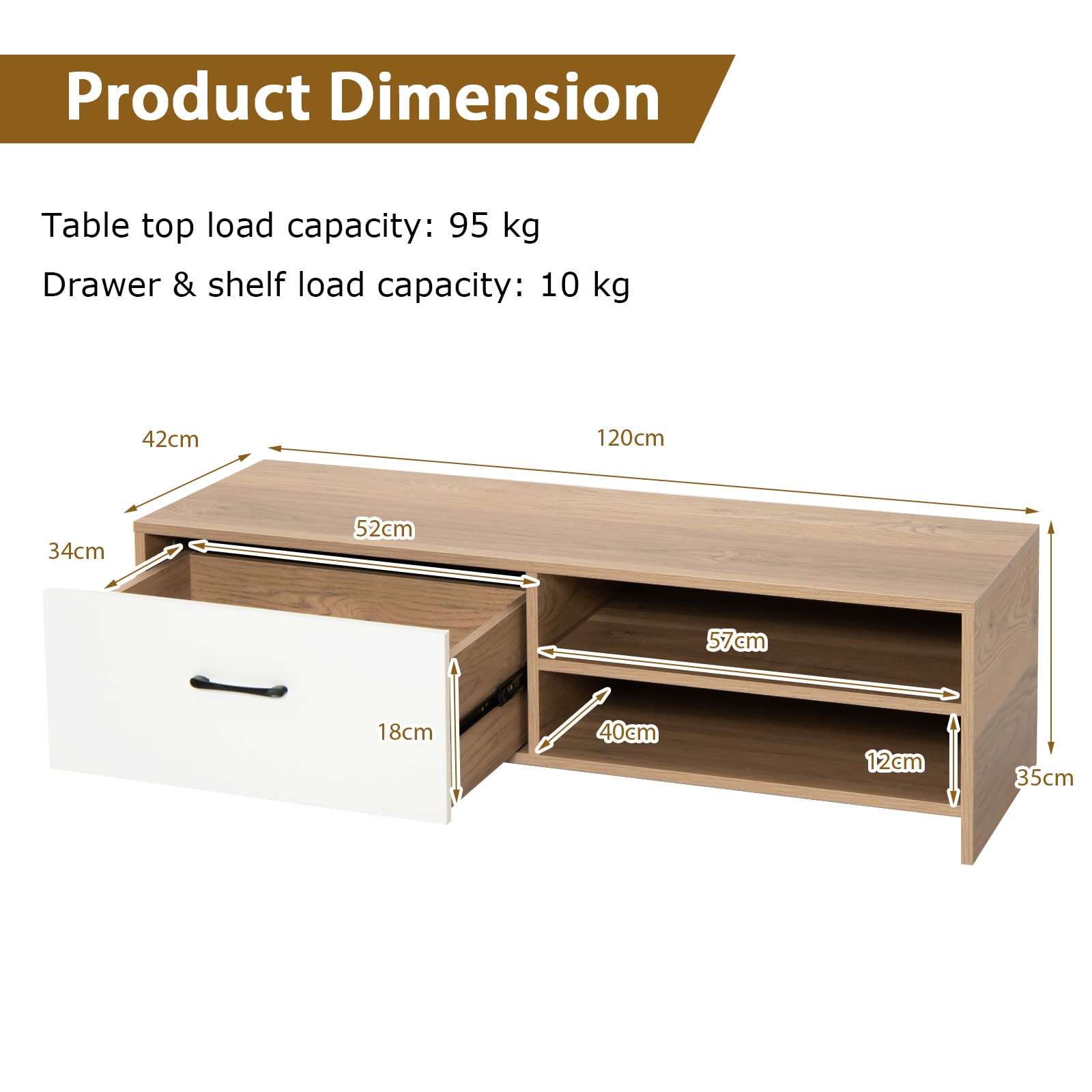 komfotteu-tv-lowboard-wei-natur-120x42x35-cm-f-r-fernseher-bis-55-zoll image 6