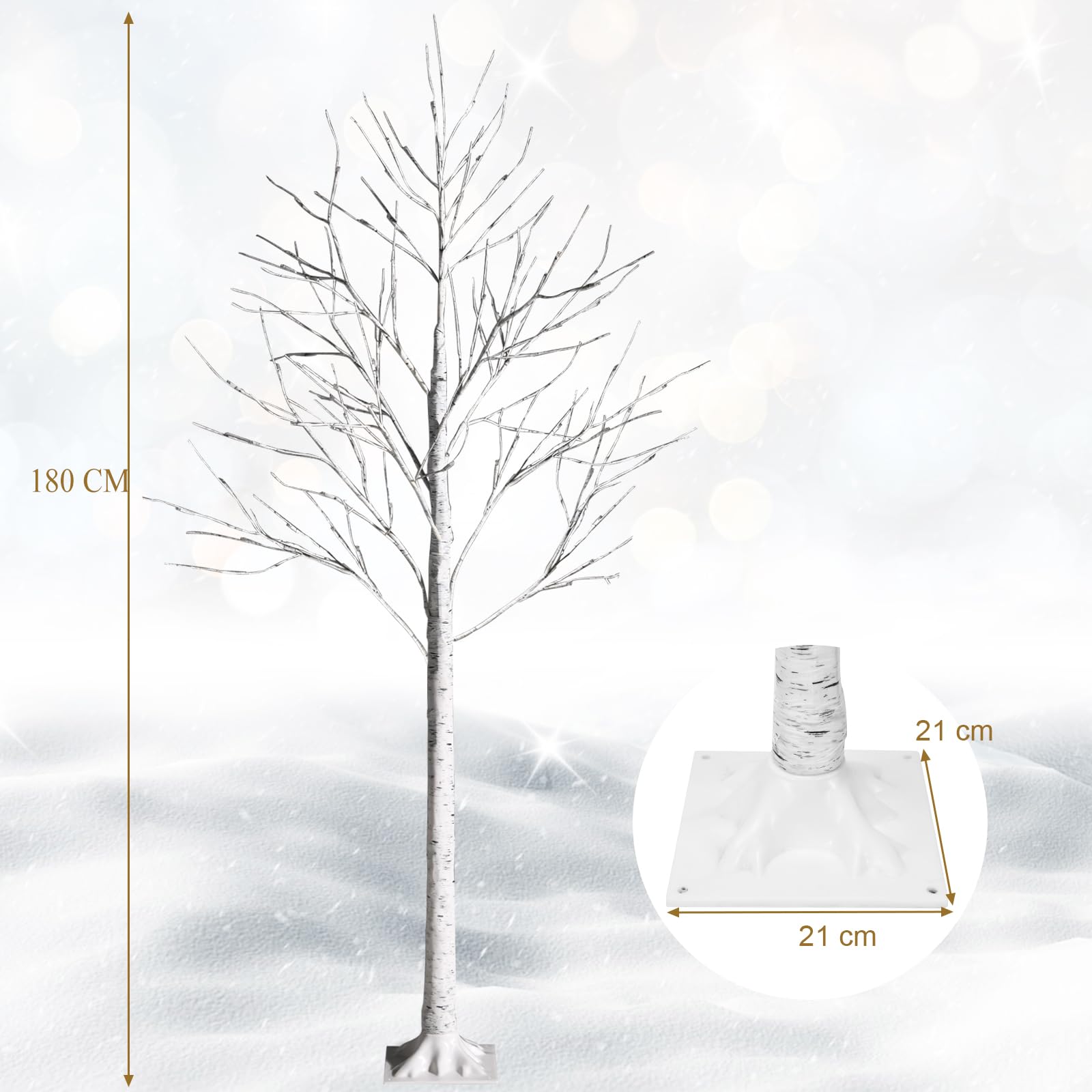 komfotteu-lichterbaum-birke-led-180-cm-mit-96-warmwei-en-lichtern image 6