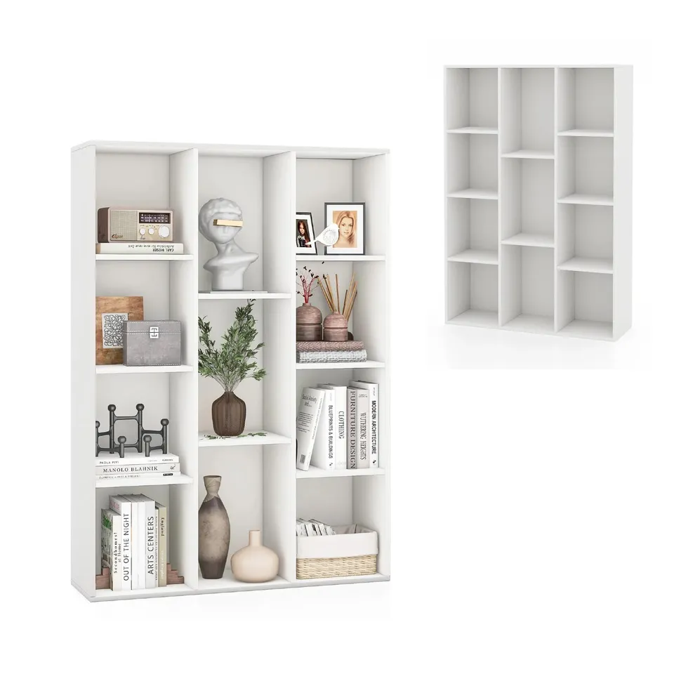 komfotteu-offenes-b-cherregal-11-f-cher-w-rfelregal-74x24x106cm-wei image 1