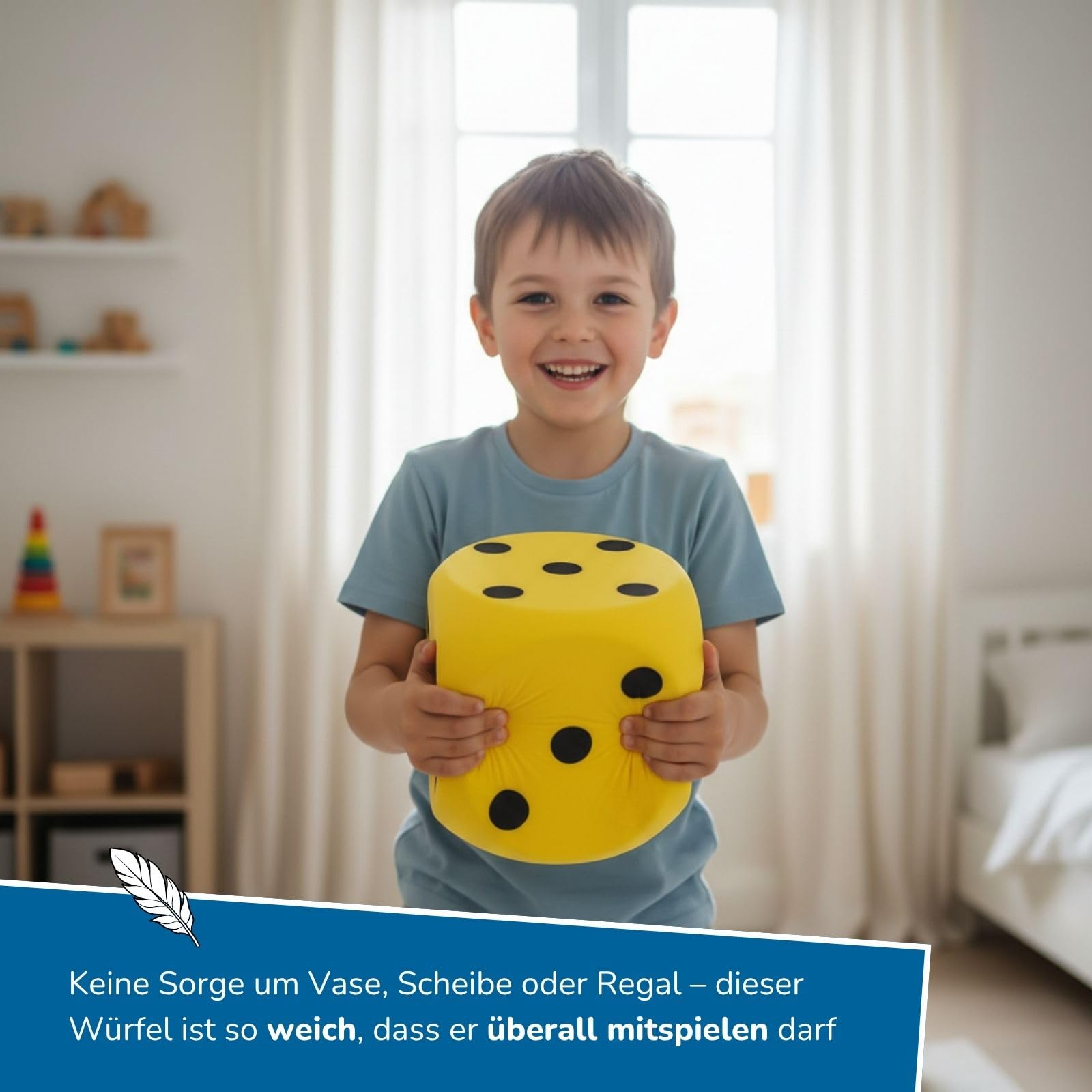 alldoro-xxl-schaumstoff-w-rfel-12er-set-15-cm-gelb-gr-n-blau image 3