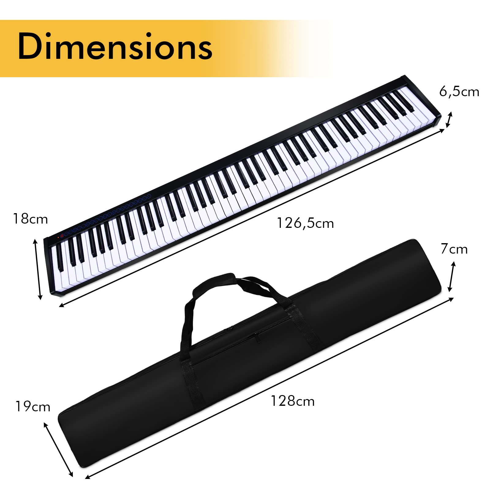 komfotteu-digitales-piano-88-halbgewichtete-tasten-mit-bluetooth-tragetasche-und image 7