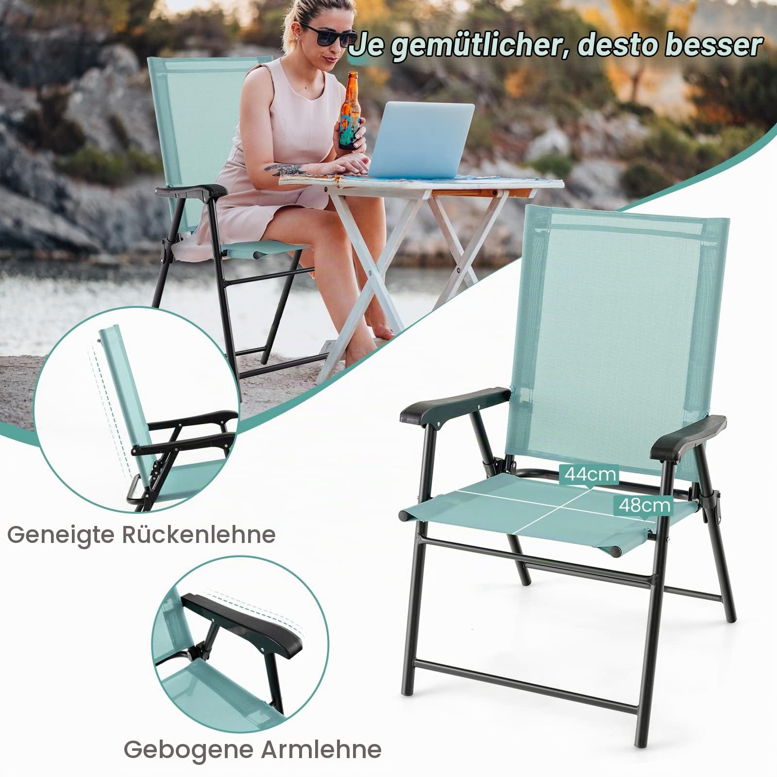 komfotteu-klappst-hle-2er-set-garten-balkon-minzgr-n-150kg image 5