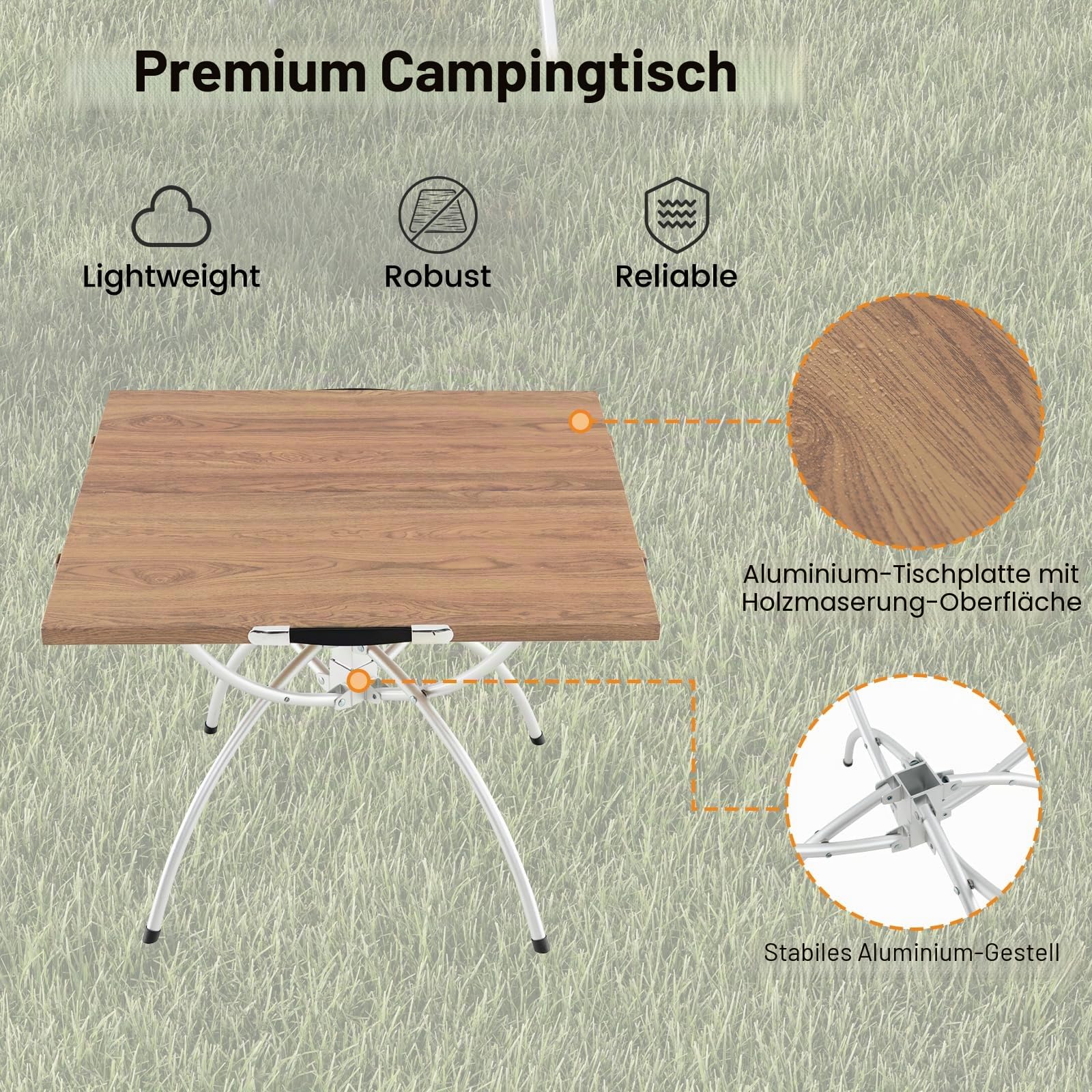 komfotteu-campingtisch-2-in-1-ausziehbar-120x60-cm-alu-holz image 5