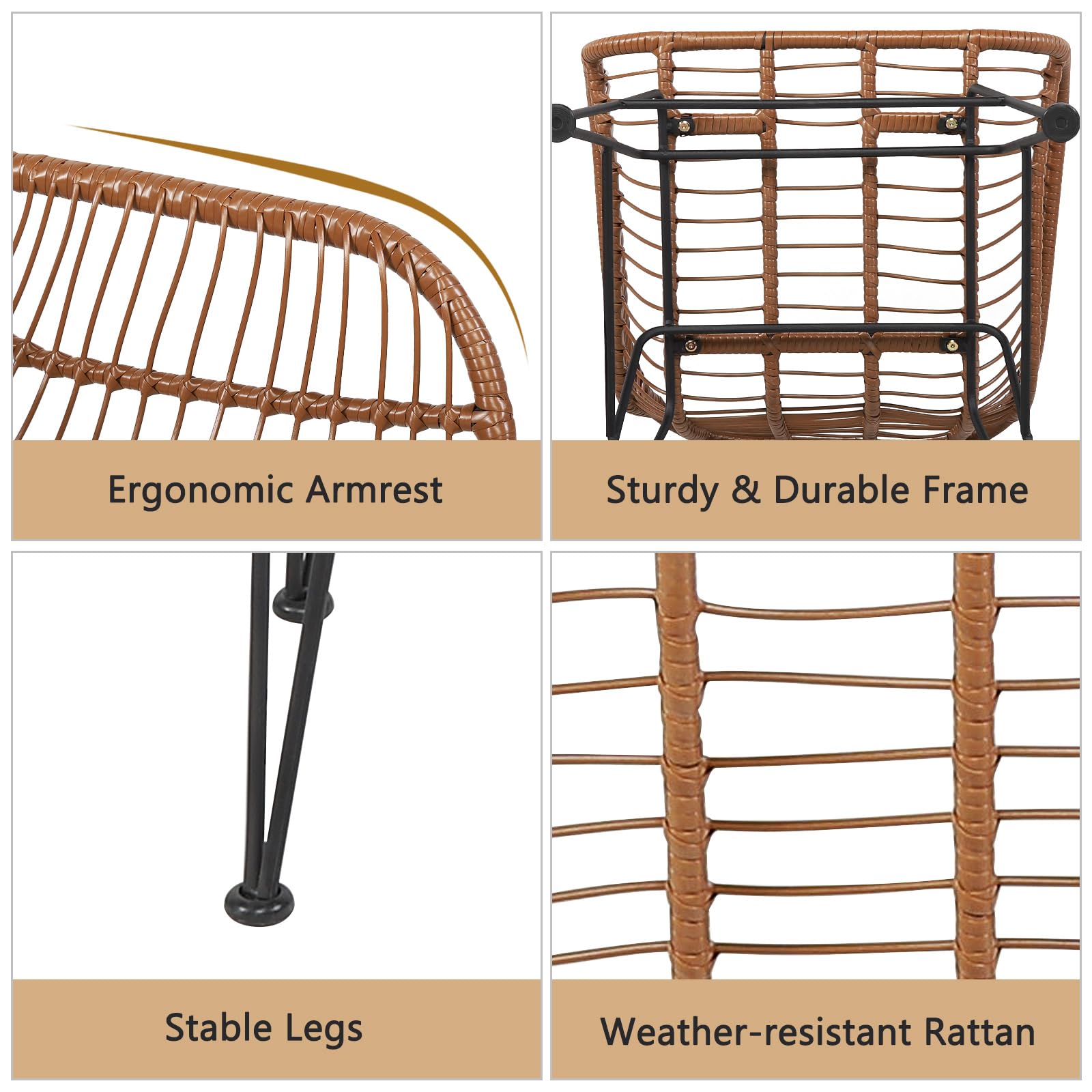 komfotteu-3-teiliges-rattan-bistroset-mit-2-st-hlen-kissen-glastisch-braun image 3