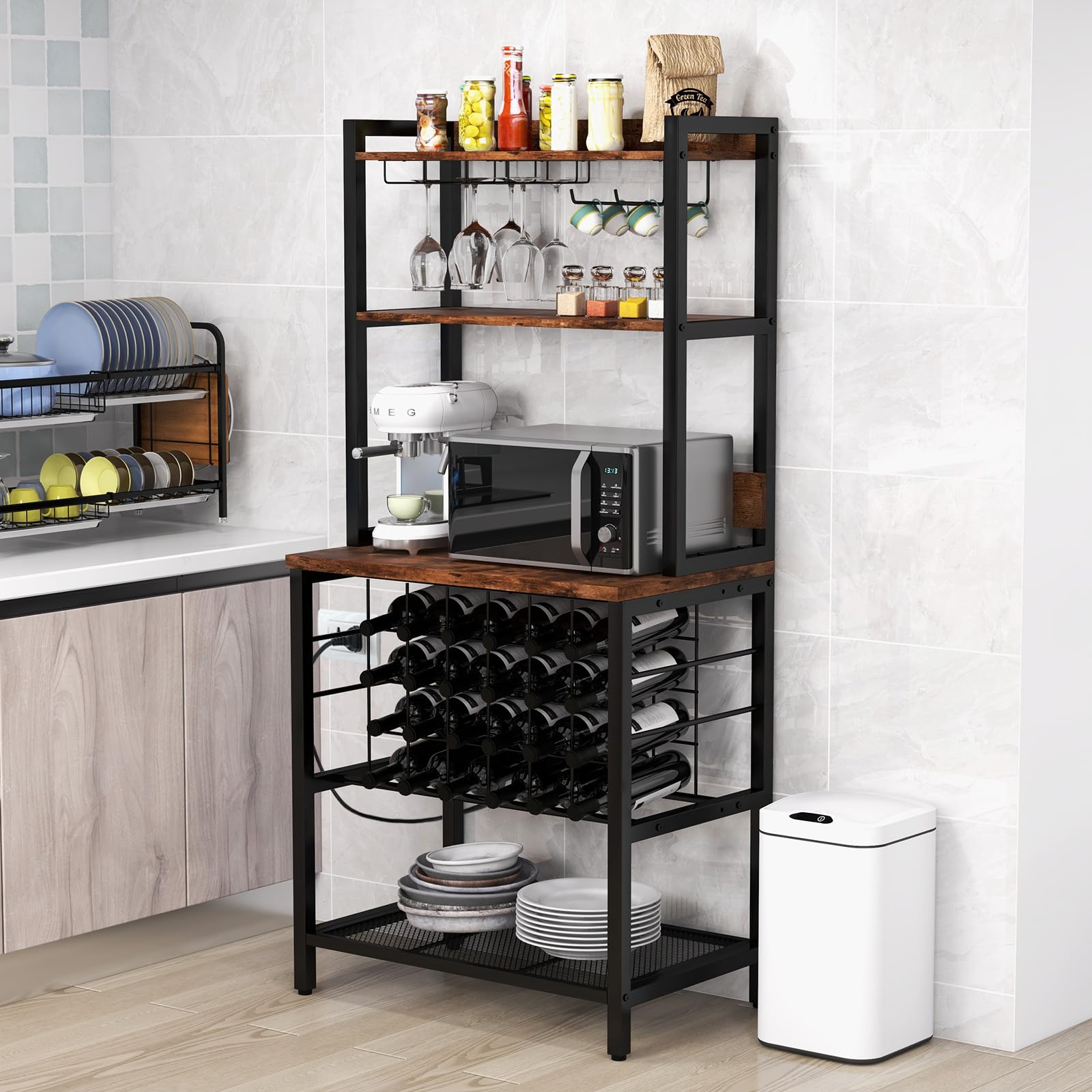 komfotteu-weinregal-4-etagen-76x48x163-cm-f-r-24-flaschen-k-chenregal-mit-steckd image 7