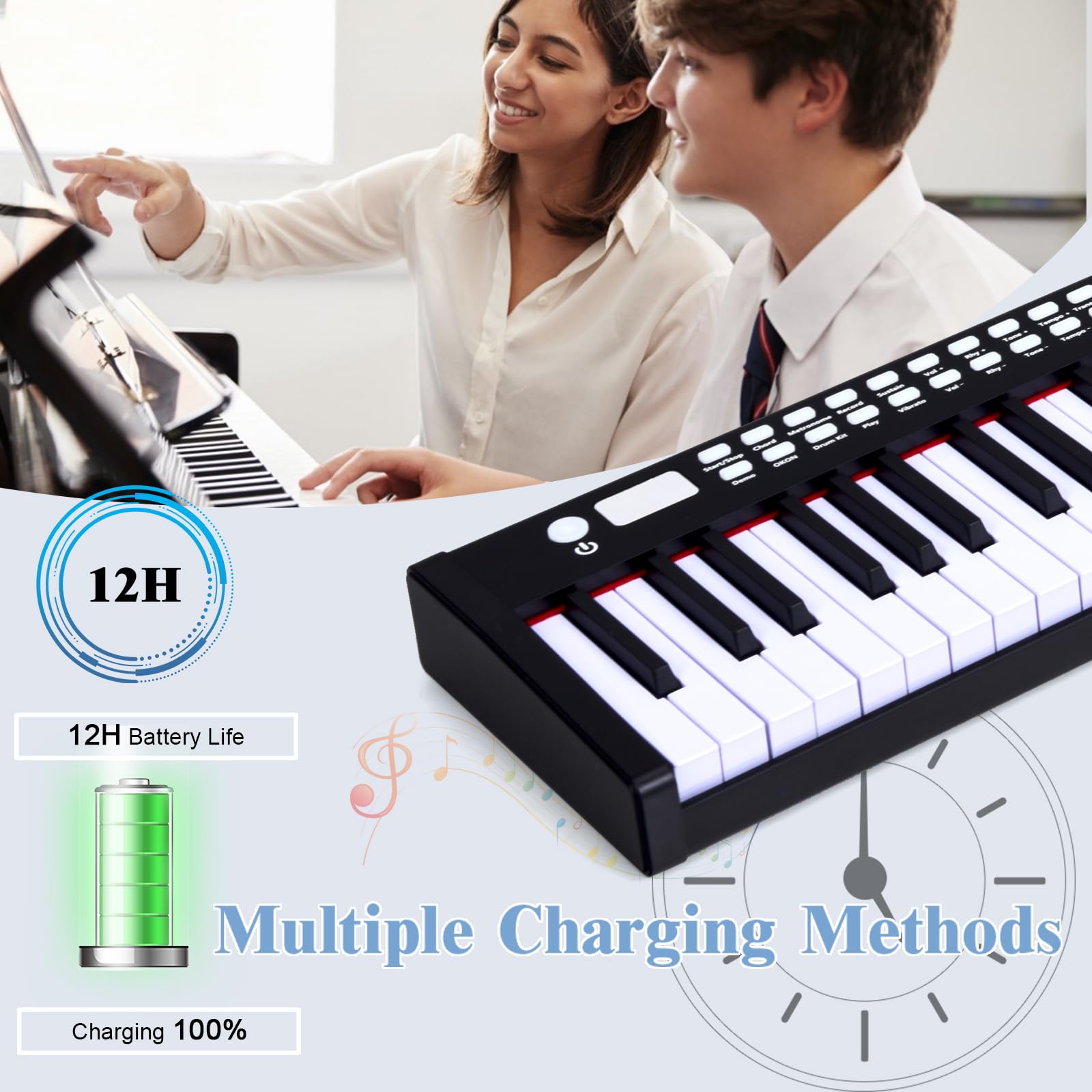 komfotteu-digitales-piano-88-tasten-elektroklavier-mit-bluetooth image 3