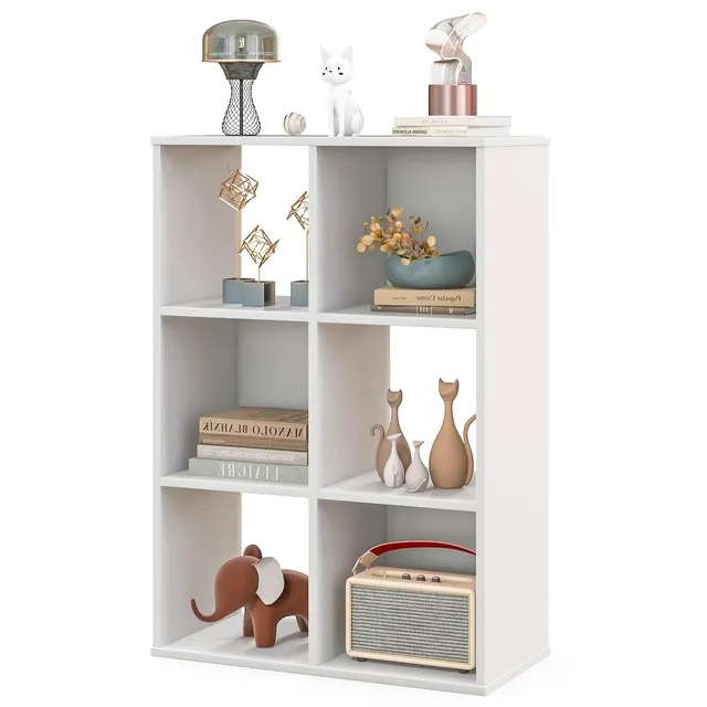 komfotteu-b-cherregal-6-f-cher-61x30x90-cm-wei-mit-kippschutz image 1