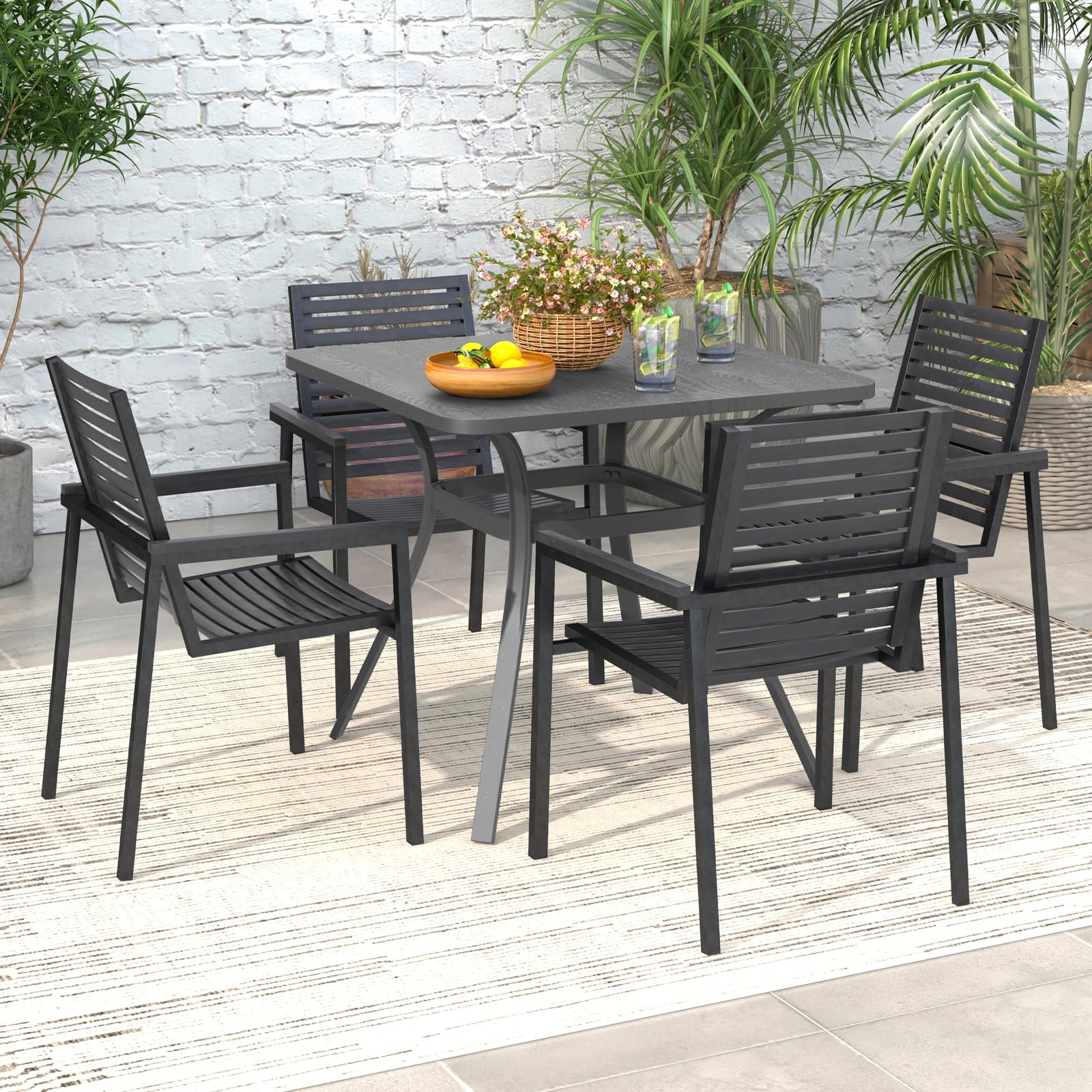 komfotteu-gartentisch-80x80-cm-metall-f-r-4-personen-balkontisch image 8