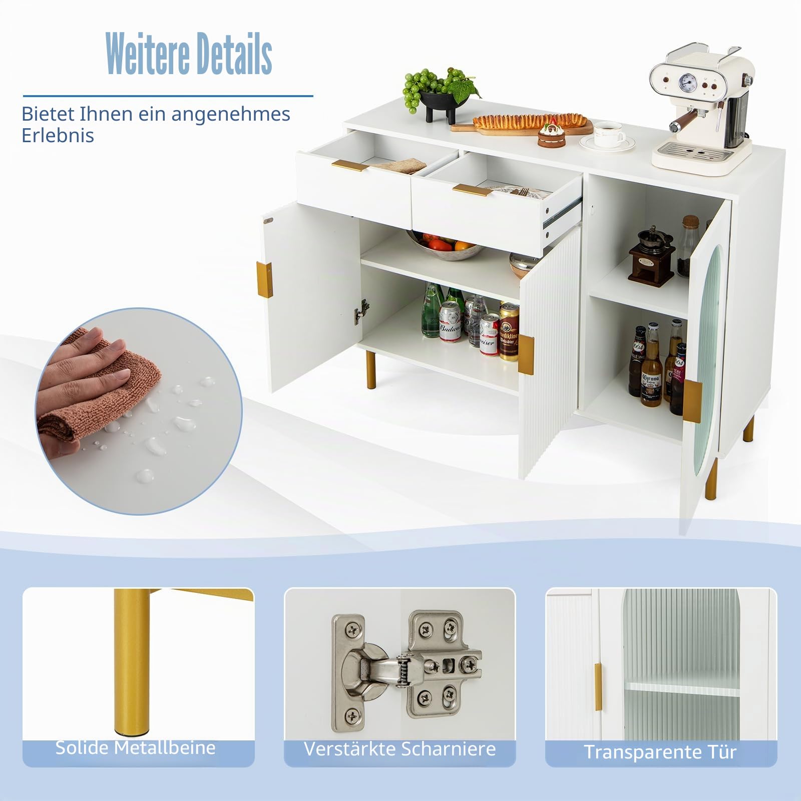 komfotteu-k-chenschrank-sideboard-wei-120x40x88-cm-glast-r image 6