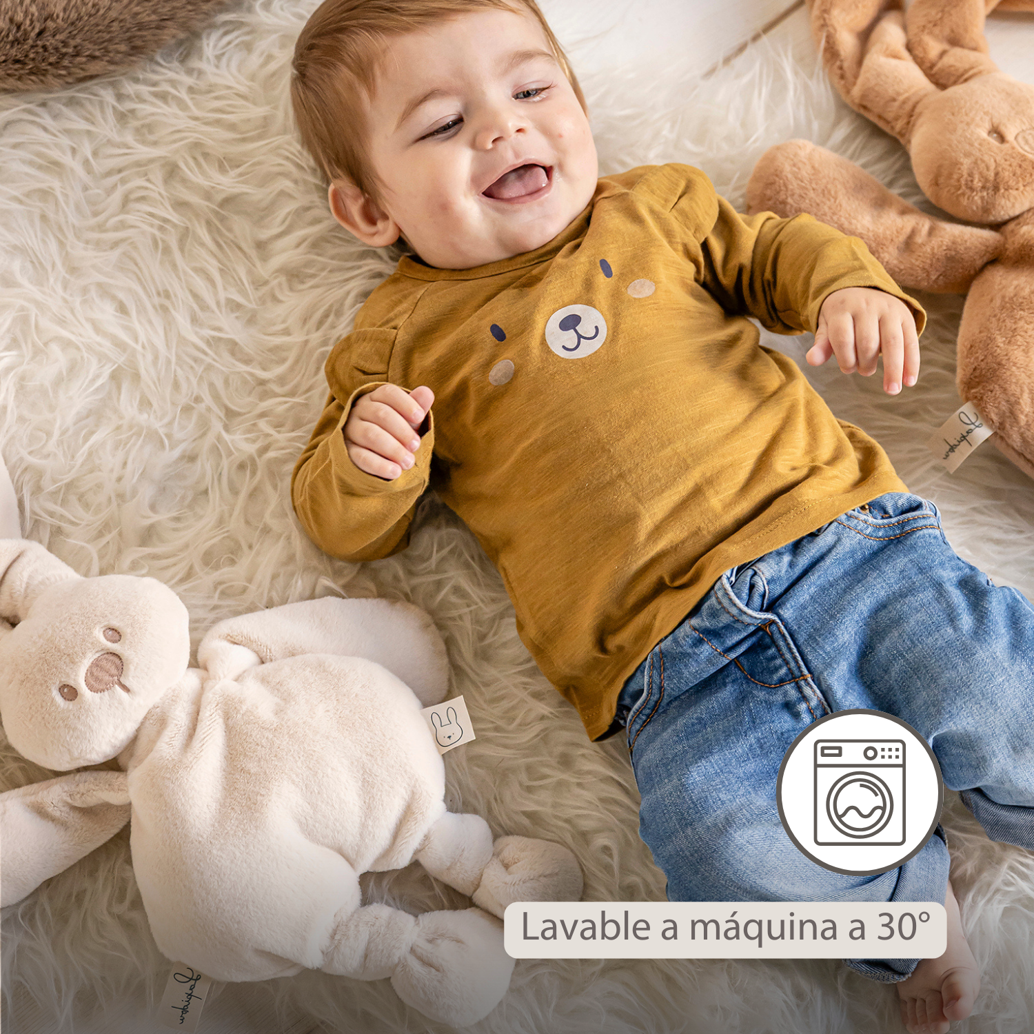 nattou-lapidou-kuschelhase-30-cm-sand-baby-kuscheltier image 4