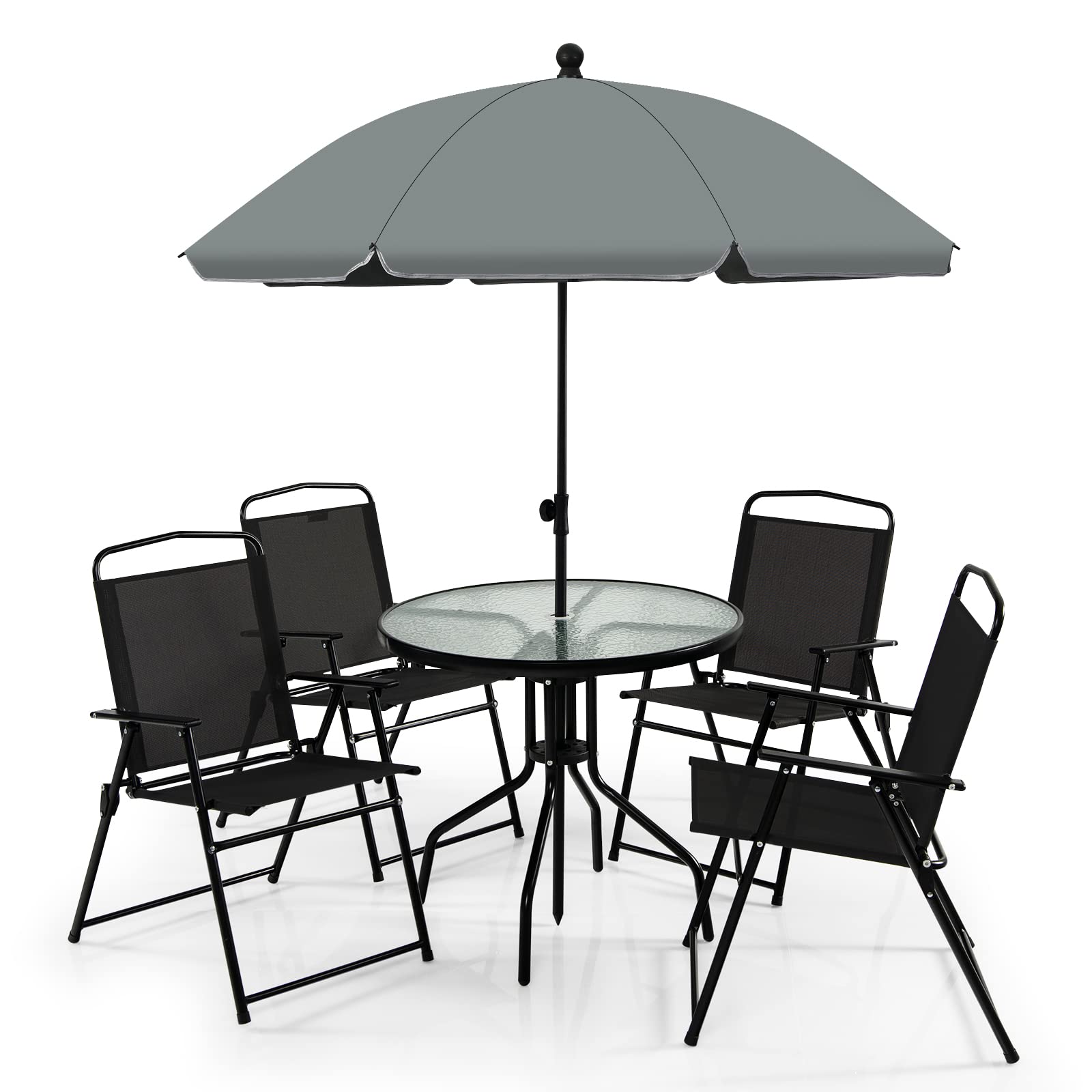 komfotteu-gartenm-bel-set-6-teilig-mit-sonnenschirm-glastisch-und-4-klappst-hlen image 1