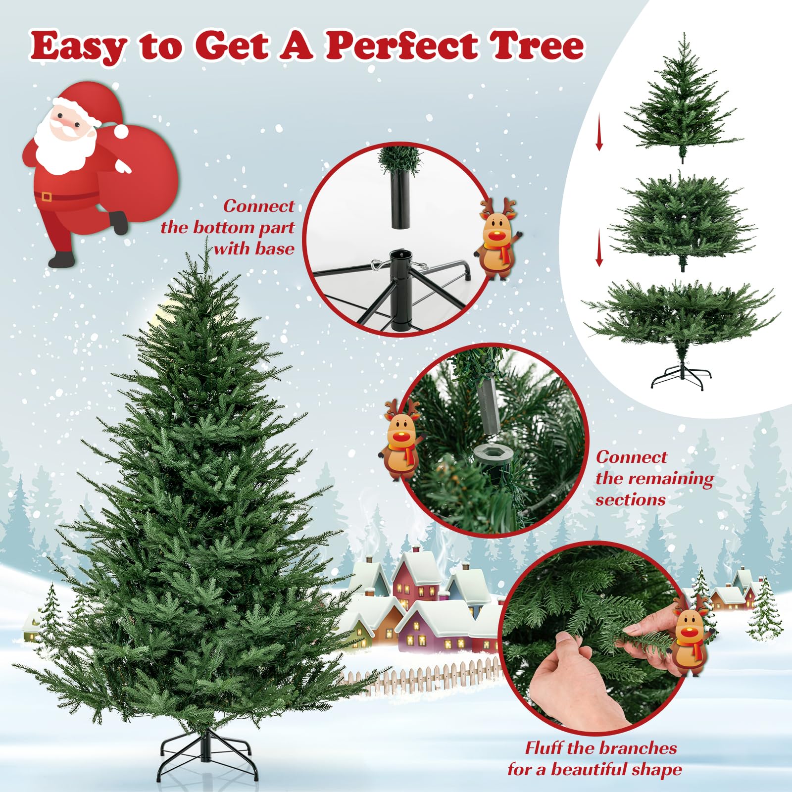 komfotteu-k-nstlicher-weihnachtsbaum-beleuchtet-183-cm-788-spitzen image 5