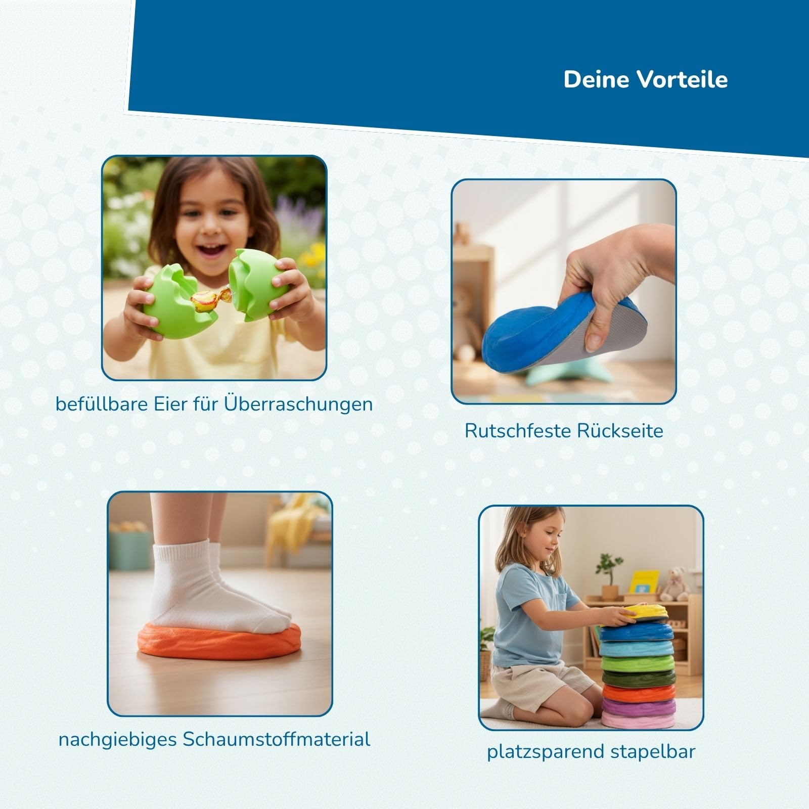 alldoro-2in1-set-balance-wettlauf-balanciersteine-eierlauf image 5