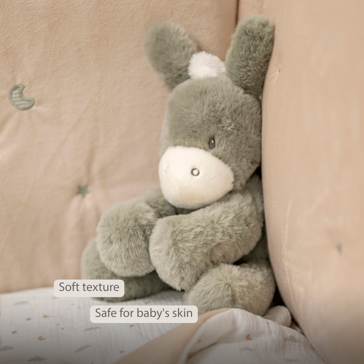 nattou-loulou-kuscheltier-esel-30-cm-dunkelgr-n image 5