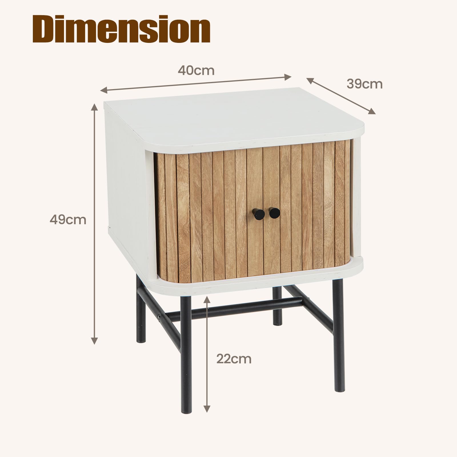 komfotteu-nachttisch-mit-schiebet-r-und-eisenf-e-40x39x49-cm-wei image 3