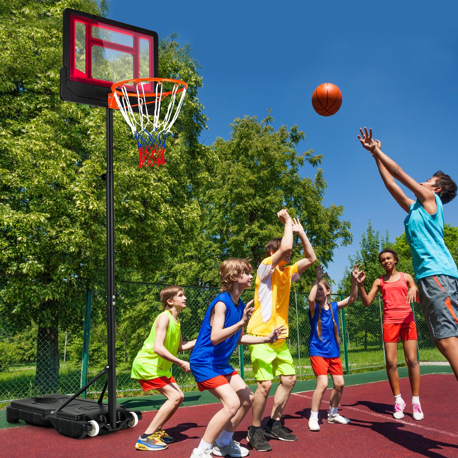 komfotteu-basketballst-nder-154-210-cm-h-henverstellbar-mit-rollen image 2