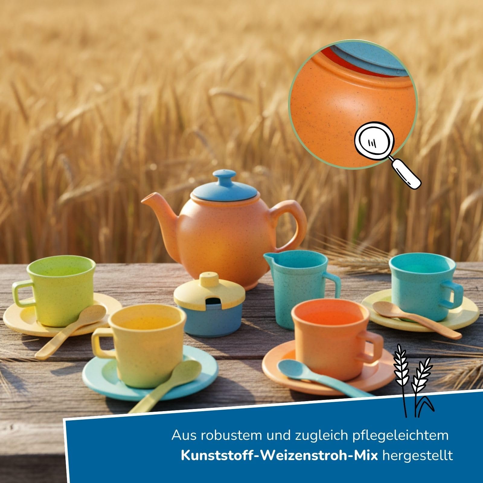 alldoro-teeservice-f-r-kinderk-che-15-teilig-aus-weizenstroh image 5
